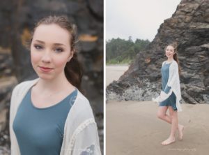 Oregon Coast Portrait Photographer, Ballet Dancer beach session, Shannon Hager Photography