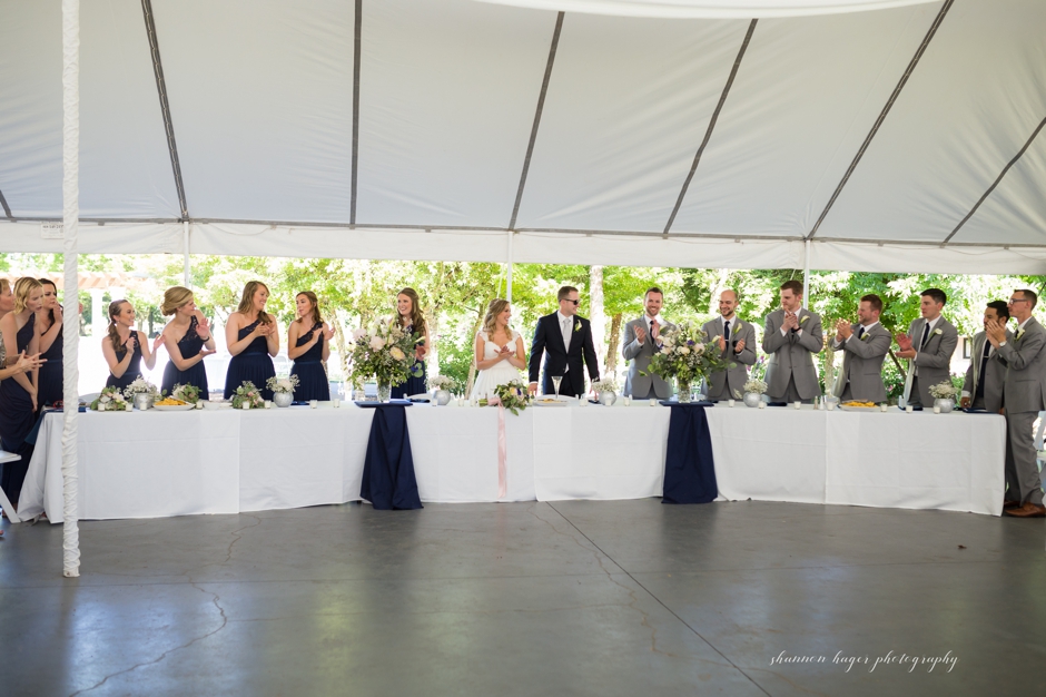 reception at the water oasis, portland wedding photographer, shannon hager photography