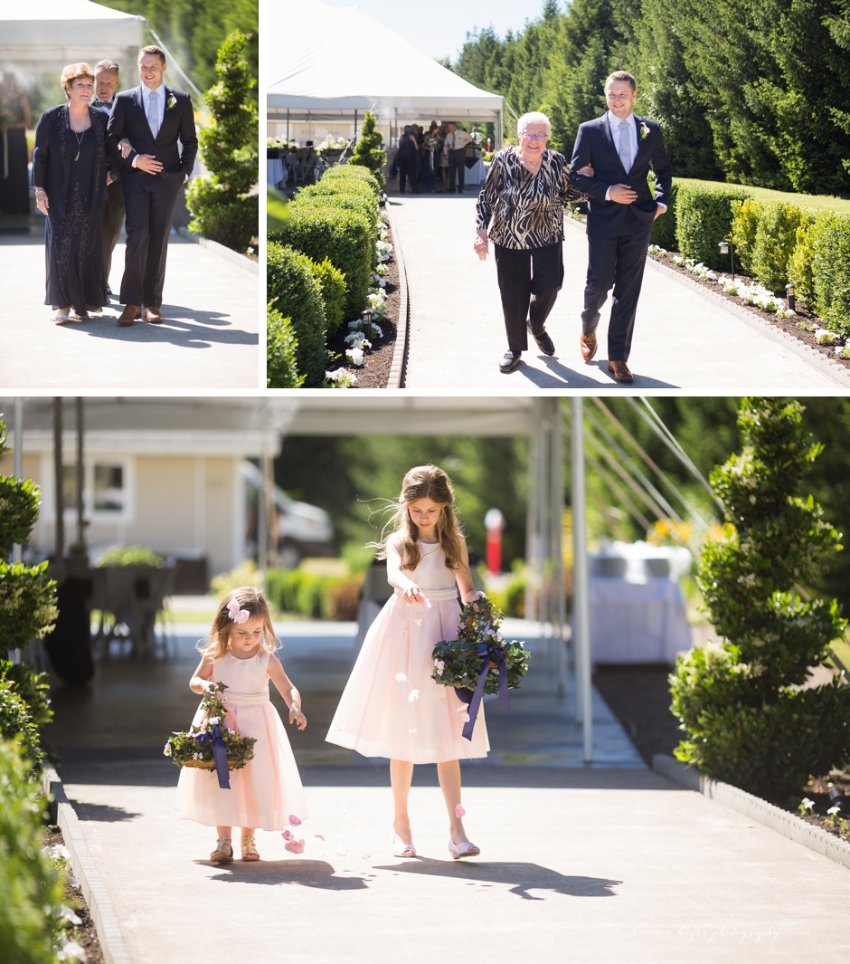 ceremony at the water oasis, portland wedding photographer, shannon hager photography