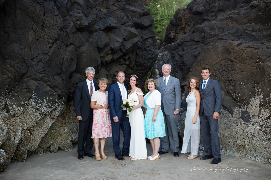 cannon beach elopement, oregon coast elopement photographer, oregon coast wedding, shannon hager photography