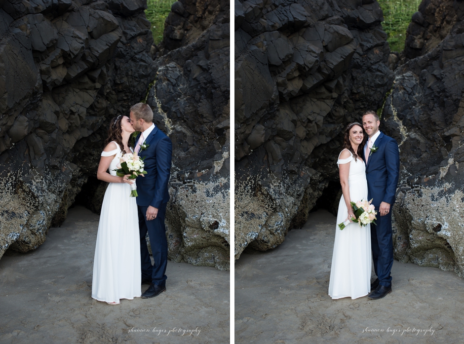 cannon beach elopement, oregon coast elopement photographer, oregon coast wedding, shannon hager photography