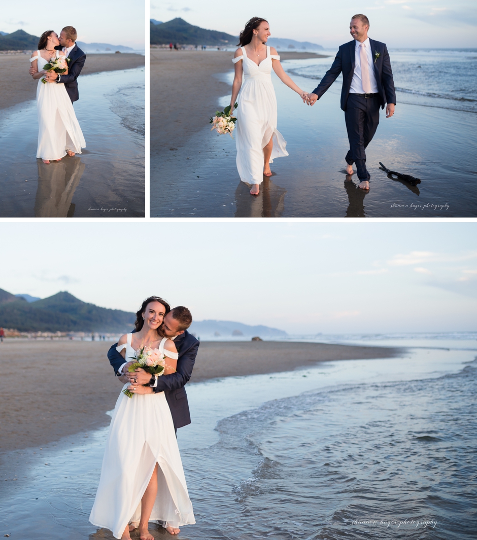 cannon beach elopement, oregon coast elopement photographer, oregon coast wedding, shannon hager photography