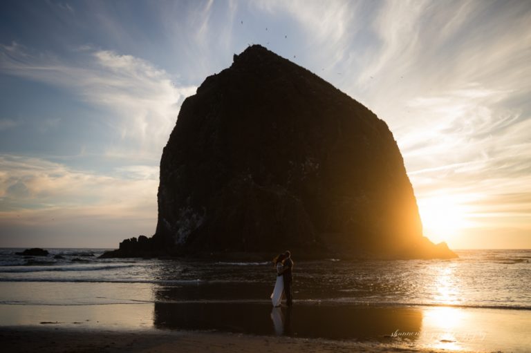 cannon beach elopement, oregon coast elopement photographer, oregon coast wedding, shannon hager photography