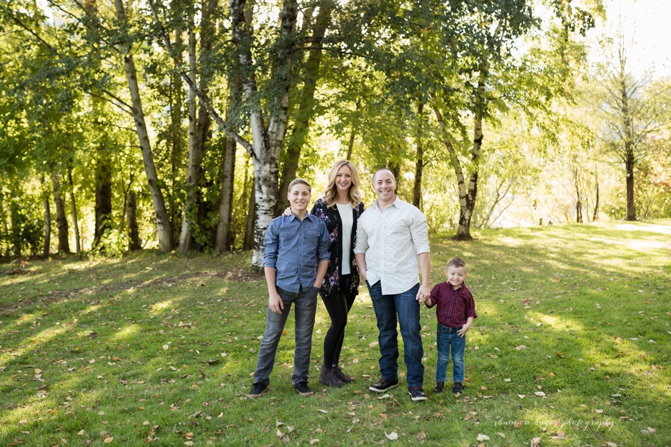 cathedral park portland fall family session, portland family photographer, shannon hager photography