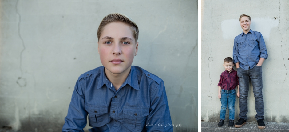 cathedral park portland fall family session, portland family photographer, shannon hager photography