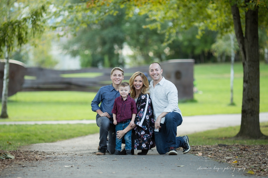cathedral park portland fall family session, portland family photographer, shannon hager photography