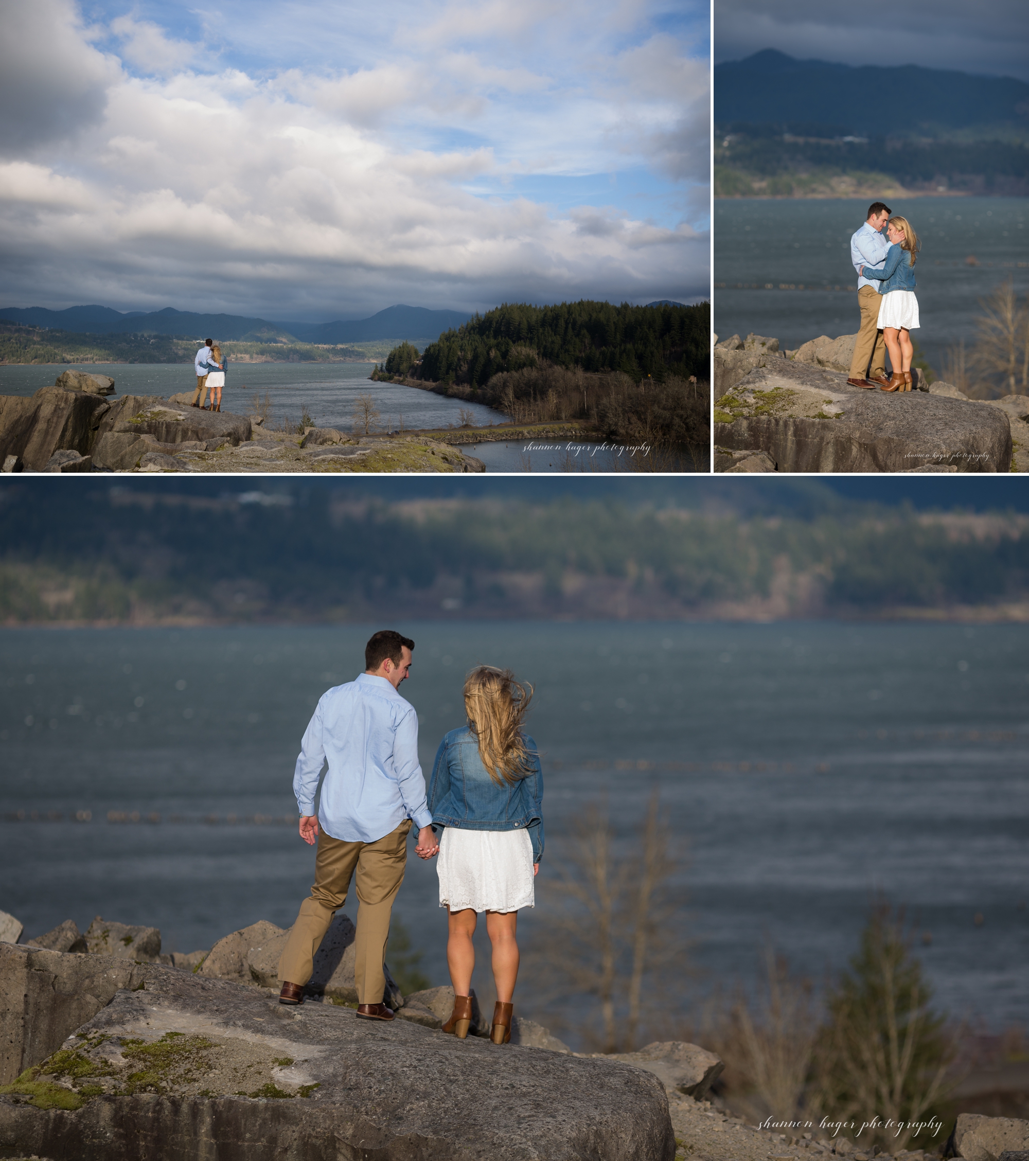 columbia gorge engagement session, portland engagement photos, portland wedding photographer, government cove, oregon coast photographer