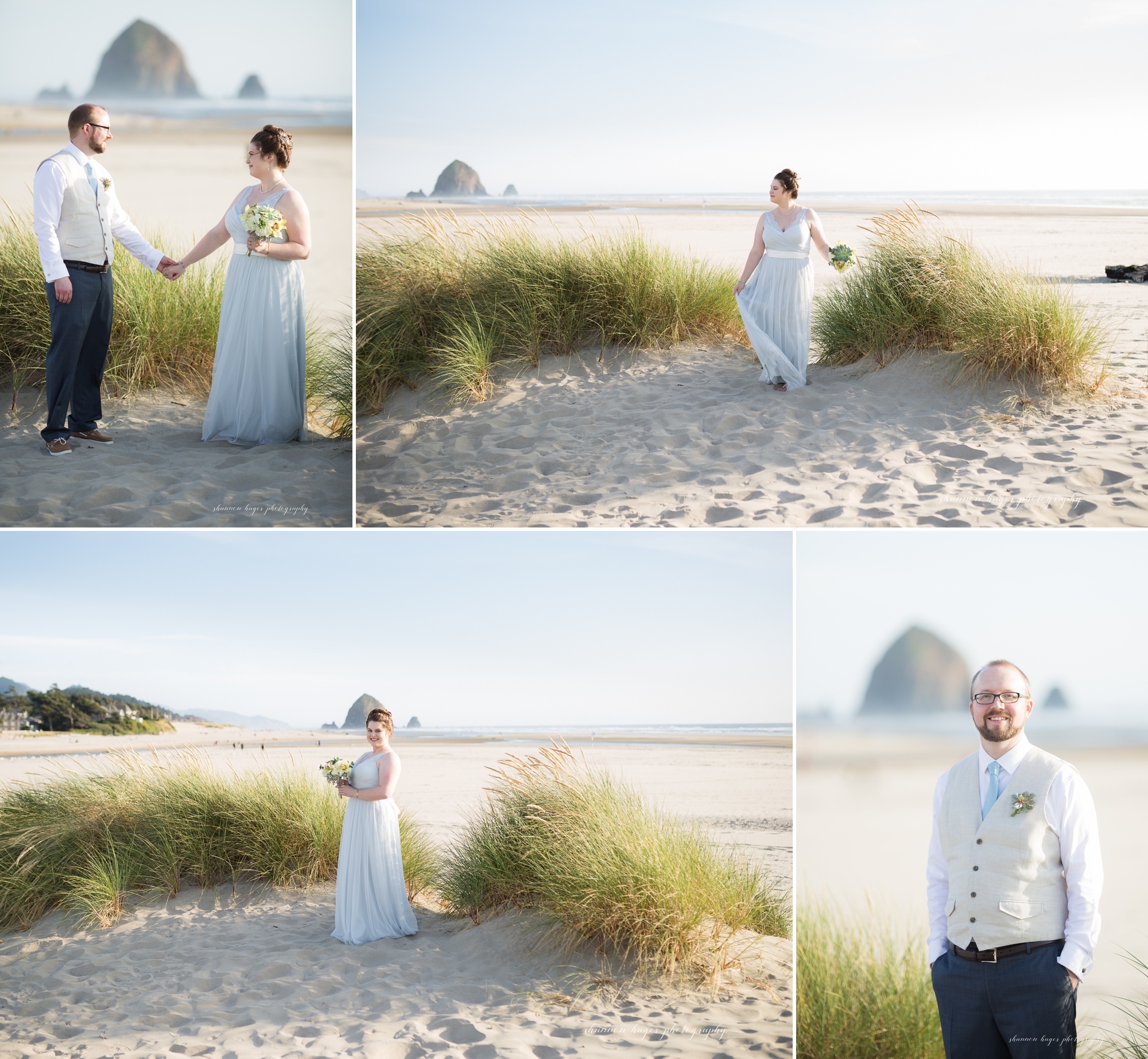 oregon coast elopement photographer, cannon beach wedding photographer, oregon elopements on the beach