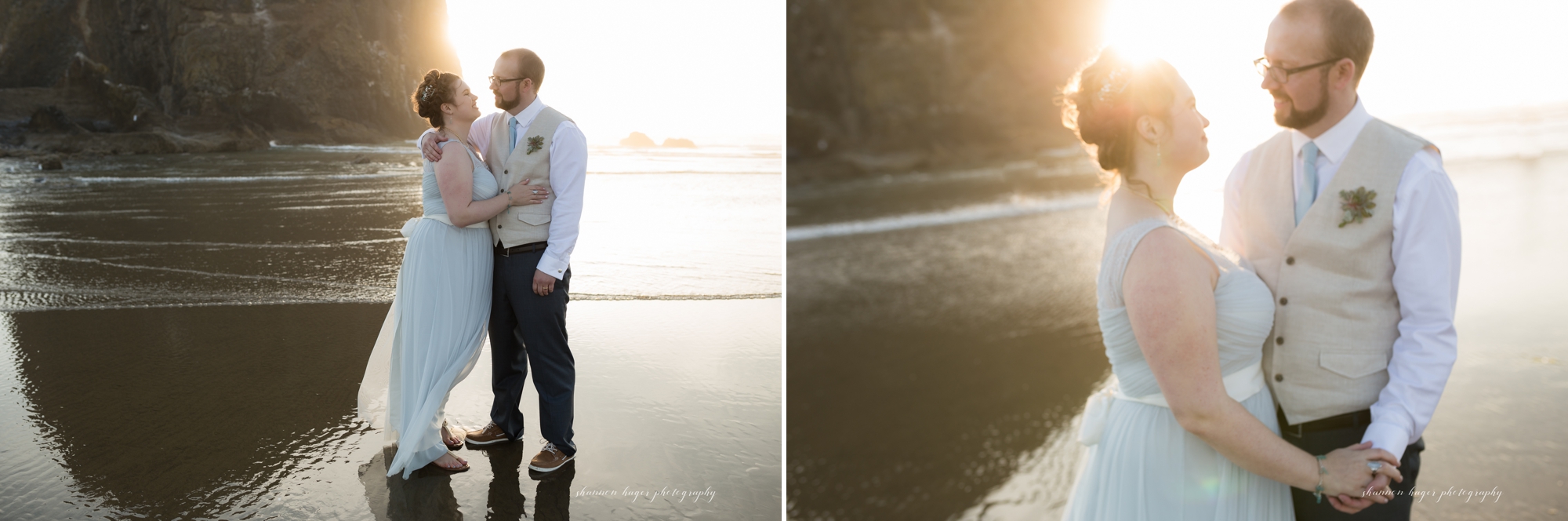 oregon coast elopement photographer, cannon beach wedding photographer, oregon elopements on the beach