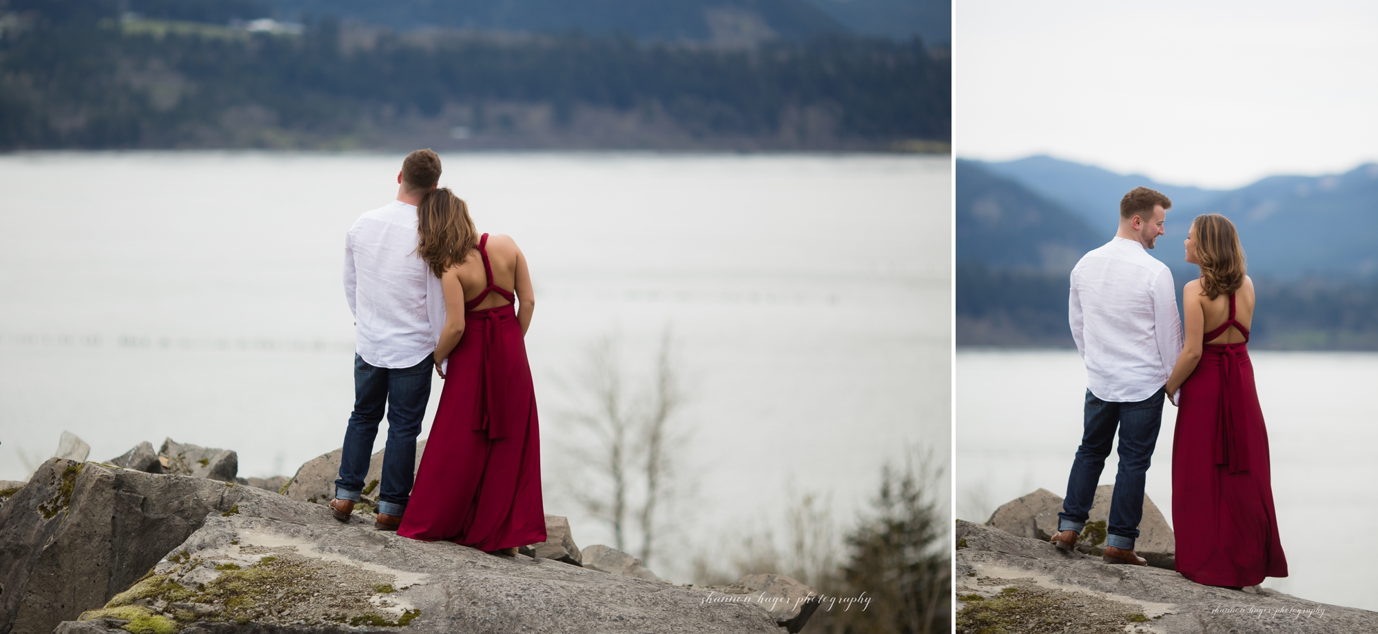 portland engagement photographer, columbia gorge government engagement session, shannon hager photography