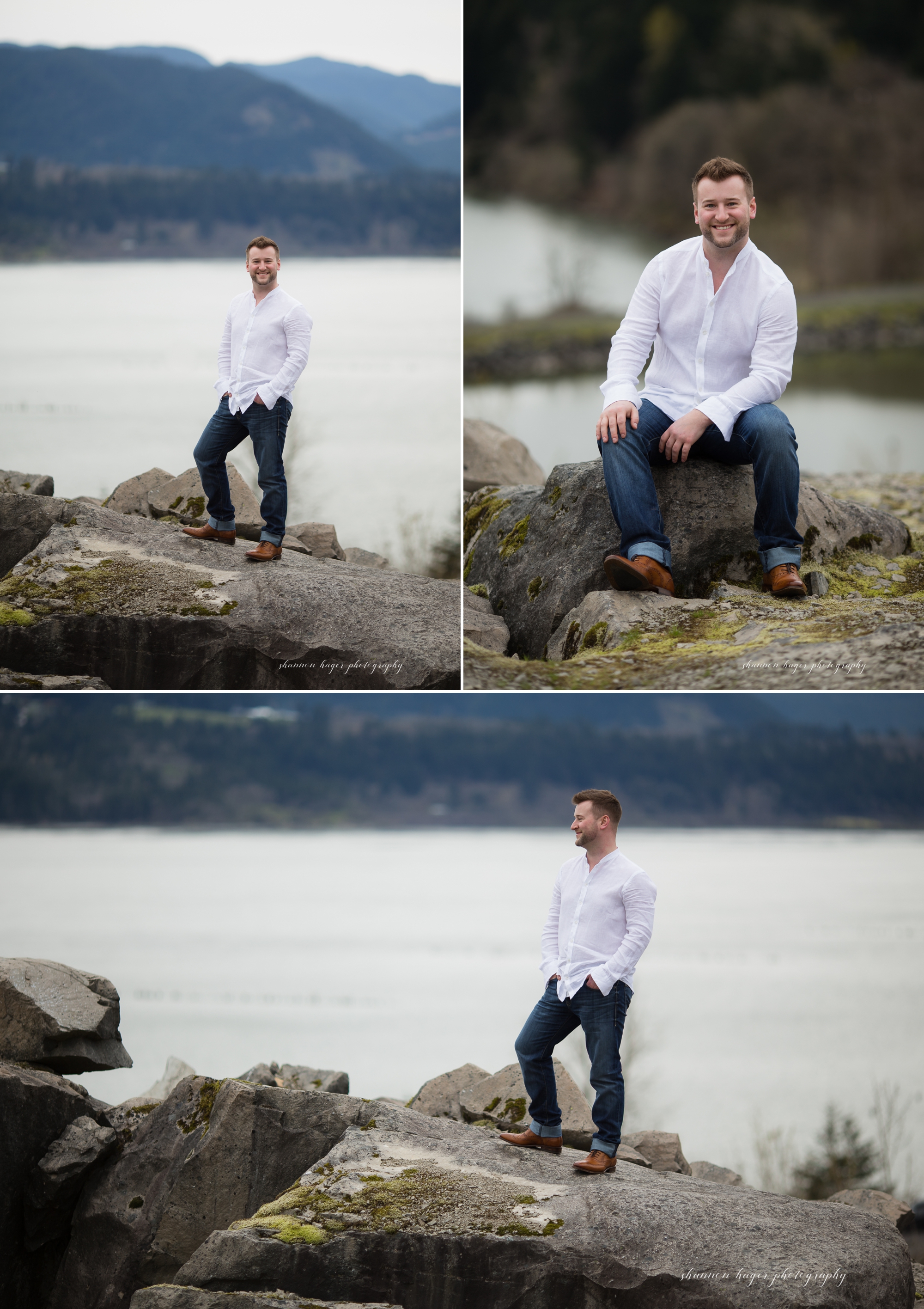 portland engagement photographer, columbia gorge government engagement session, shannon hager photography