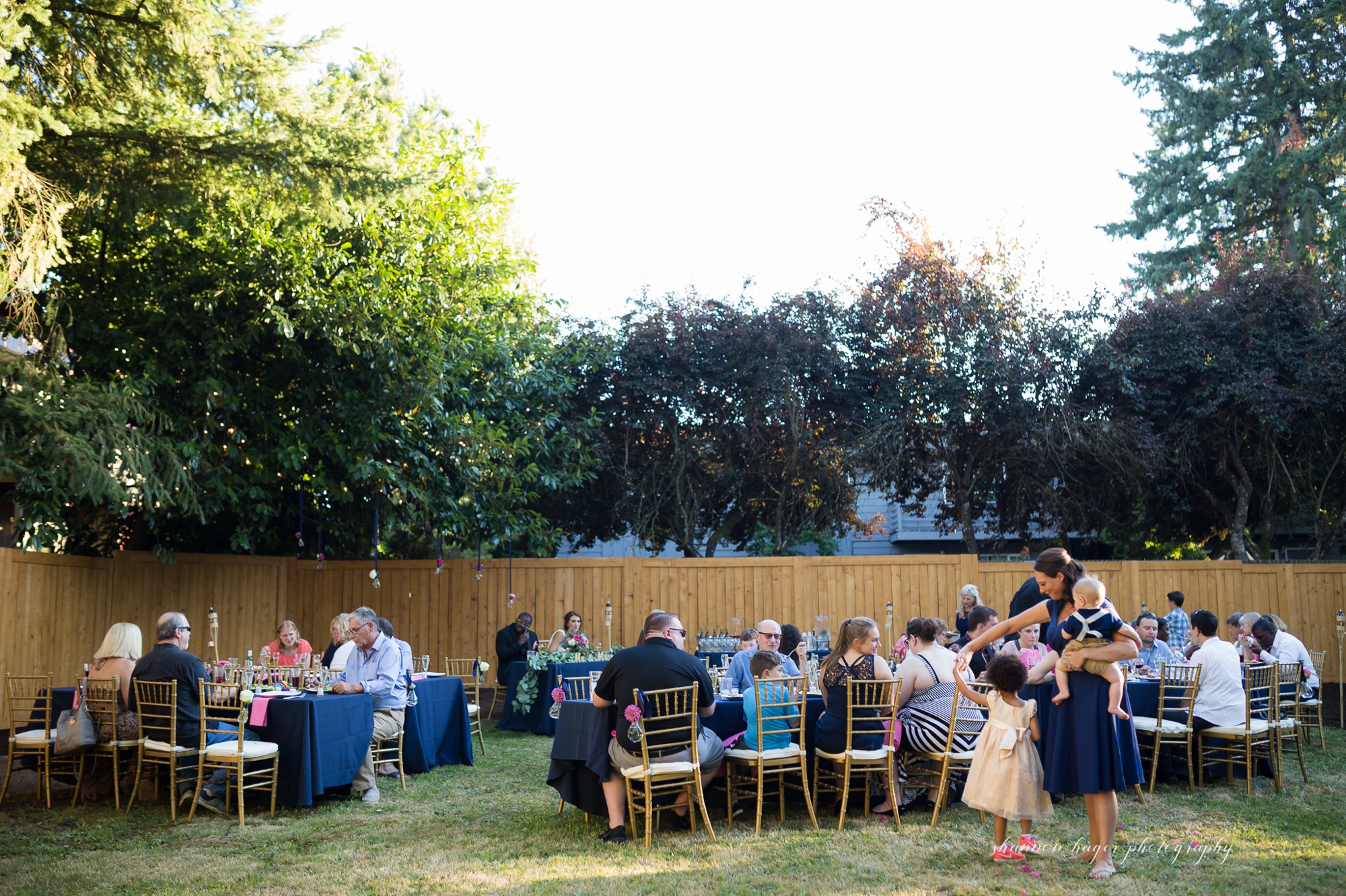 summer backyard wedding portland, oregon wedding photographer