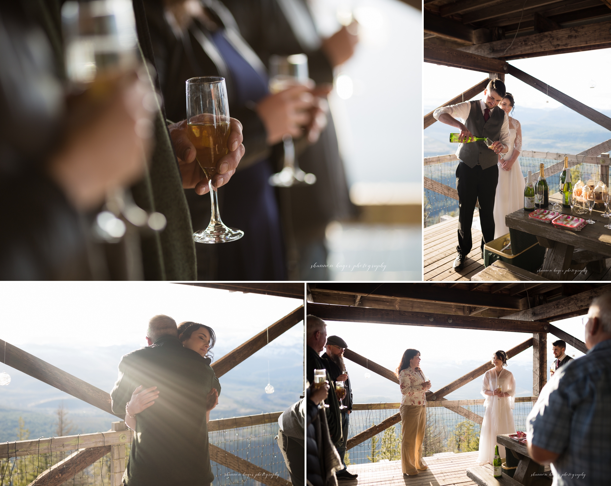 oregon elopement photographer, green ridge fire lookout wedding sisters oregon wedding photographer, shannon hager photography