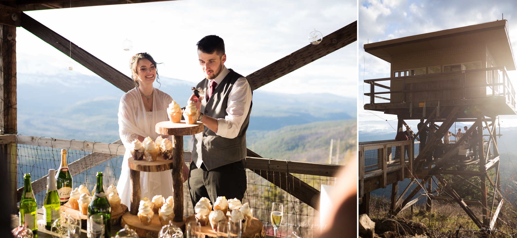 oregon elopement photographer, green ridge fire lookout wedding sisters oregon wedding photographer, shannon hager photography