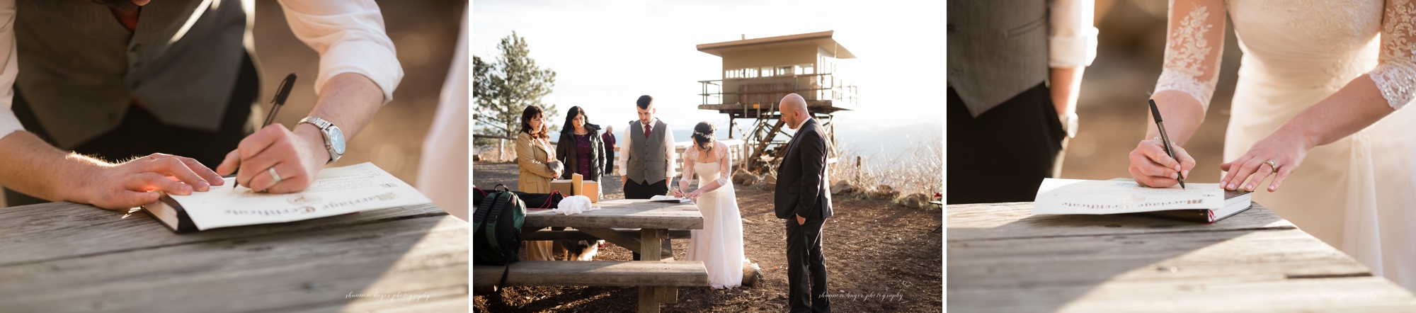 oregon elopement photographer, green ridge fire lookout wedding sisters oregon wedding photographer, shannon hager photography