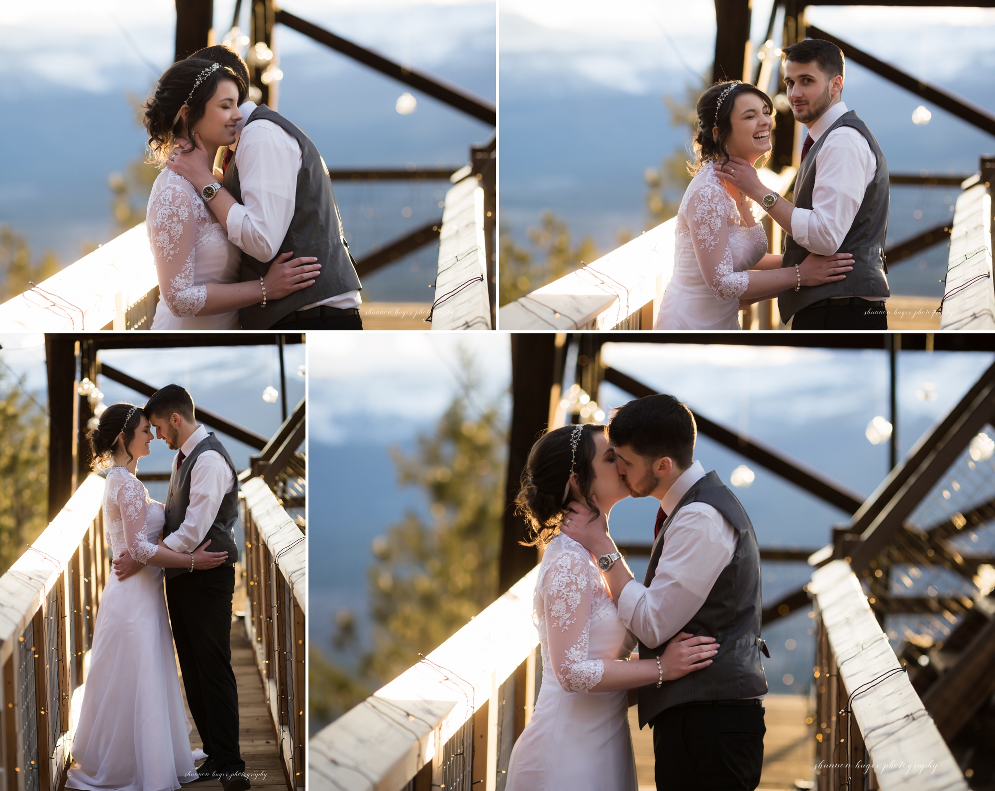 oregon elopement photographer, green ridge fire lookout wedding sisters oregon wedding photographer, shannon hager photography