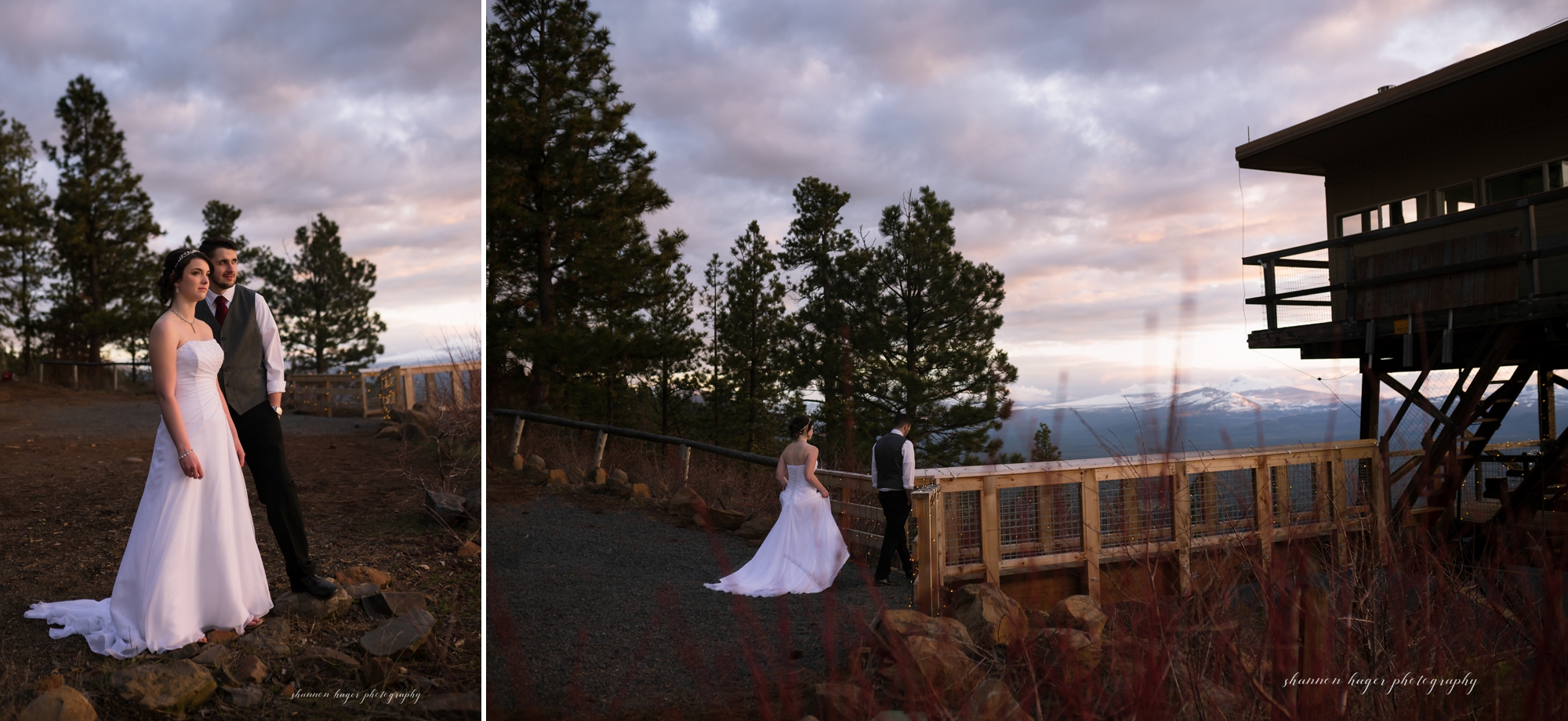 oregon elopement photographer, green ridge fire lookout wedding sisters oregon wedding photographer, shannon hager photography