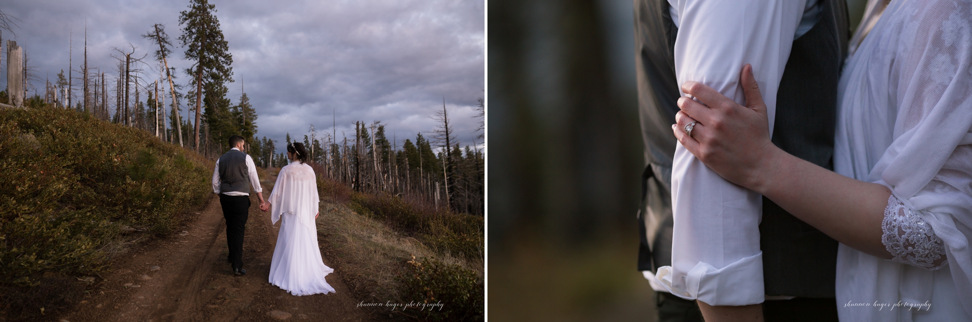 oregon elopement photographer, green ridge fire lookout wedding sisters oregon wedding photographer, shannon hager photography