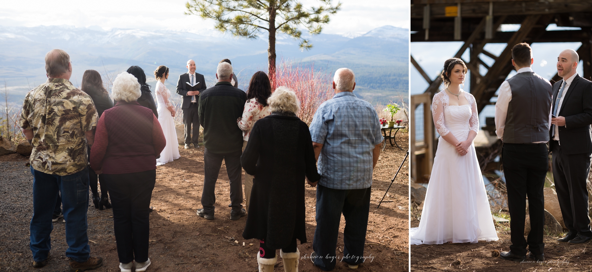 oregon elopement photographer, green ridge fire lookout wedding sisters oregon wedding photographer, shannon hager photography