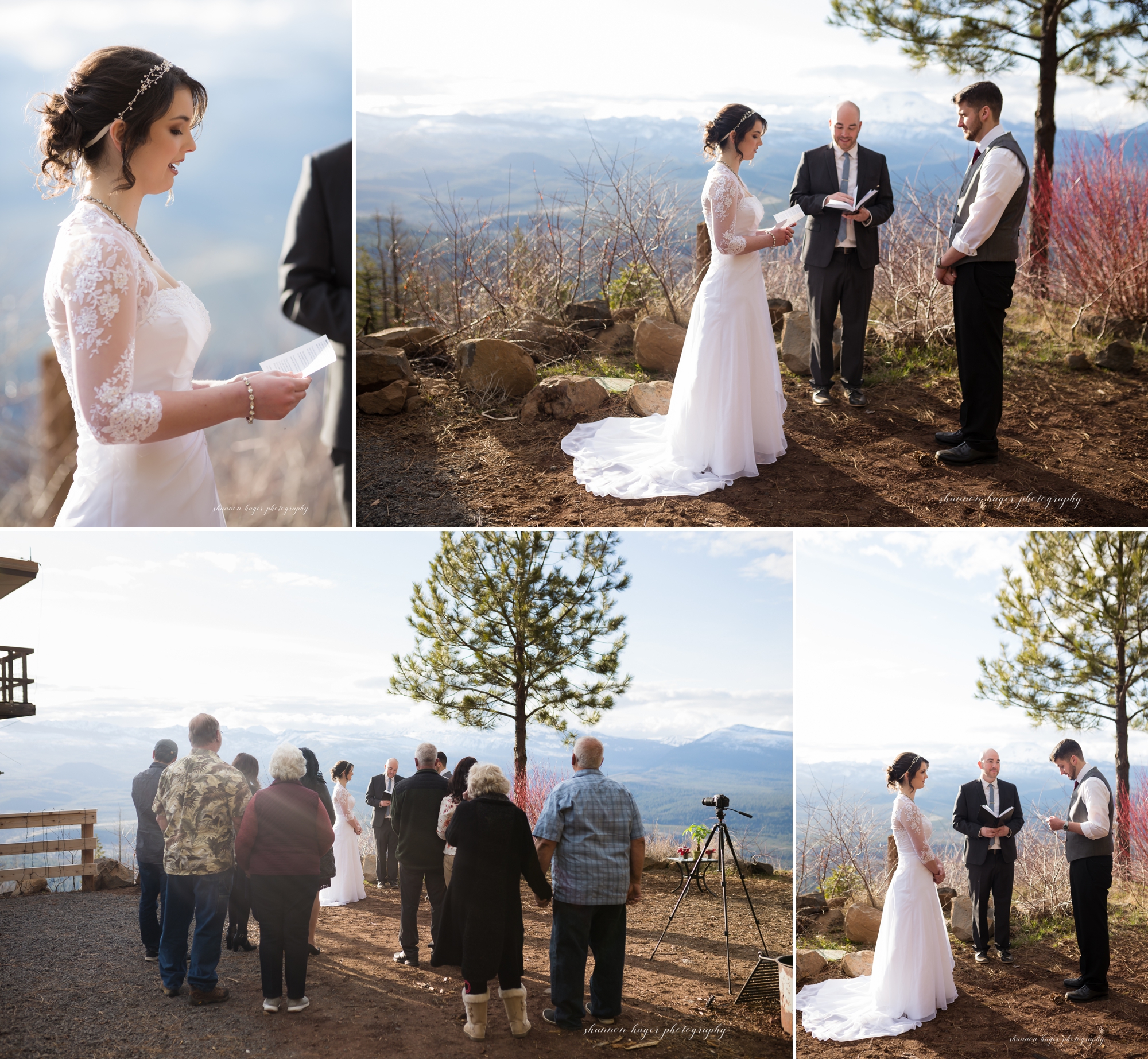 oregon elopement photographer, green ridge fire lookout wedding sisters oregon wedding photographer, shannon hager photography