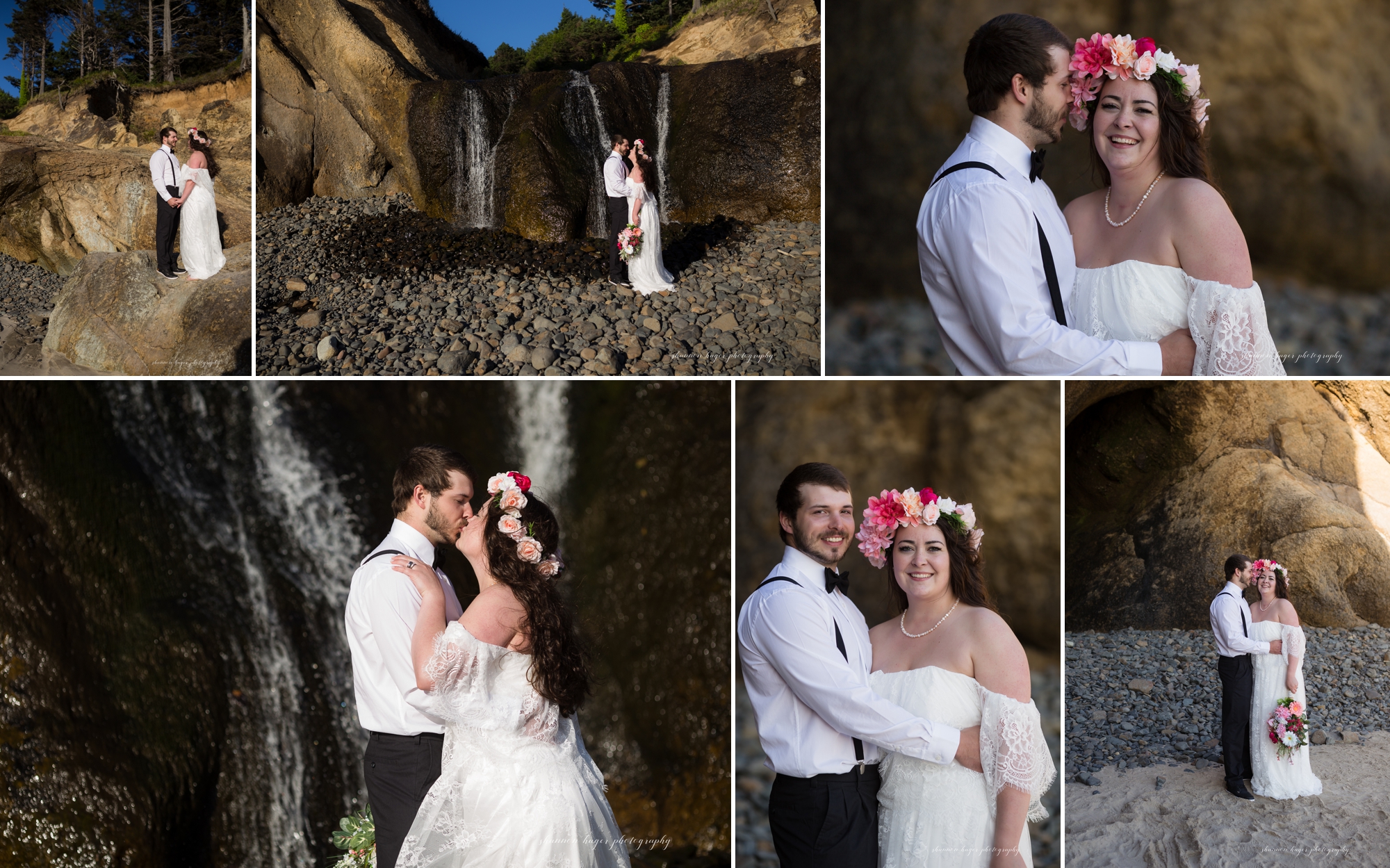 cannon beach elopement wedding, oregon coast destination elopement, oregon coast wedding photographer