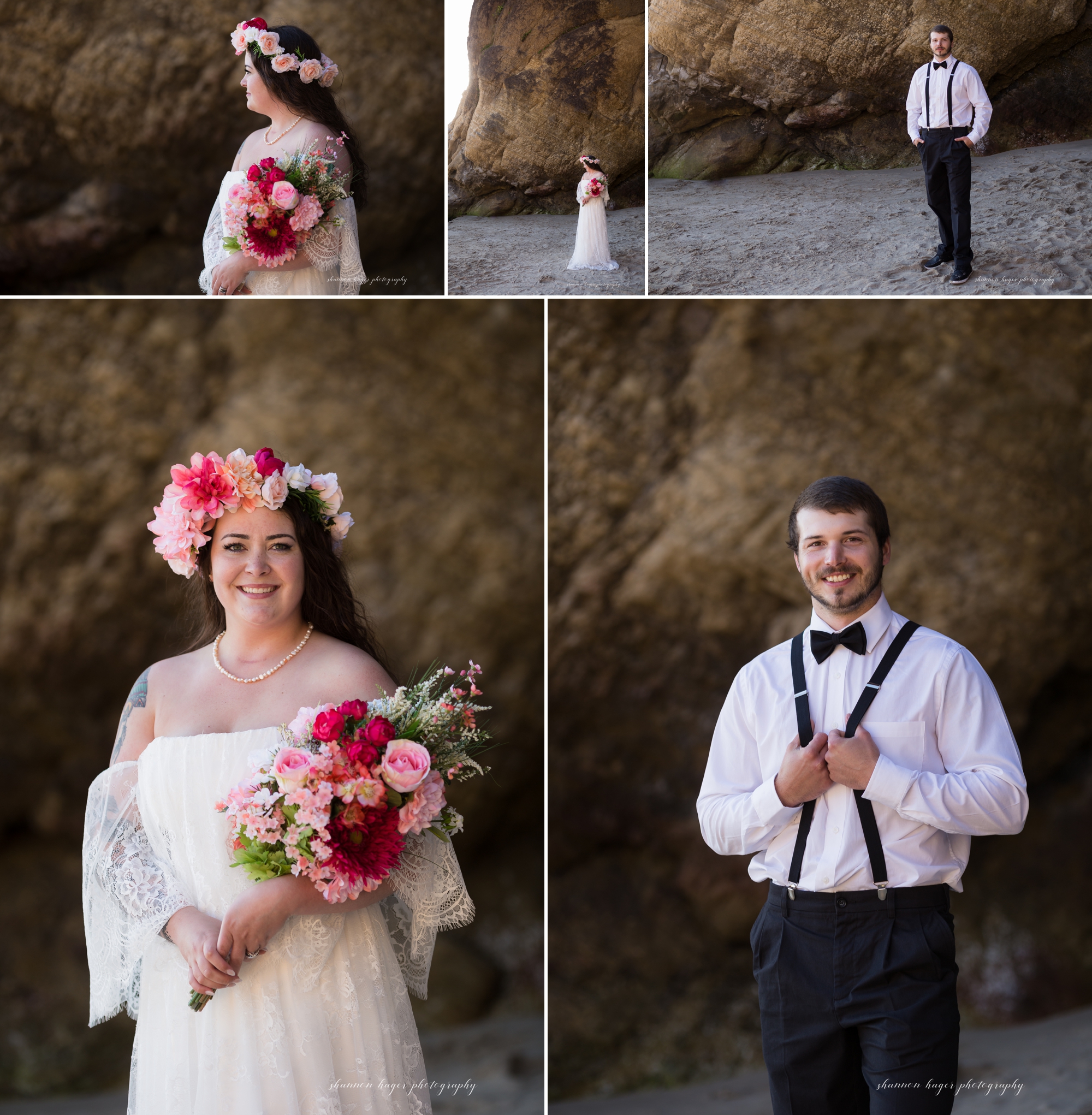 cannon beach elopement wedding, oregon coast destination elopement, oregon coast wedding photographer