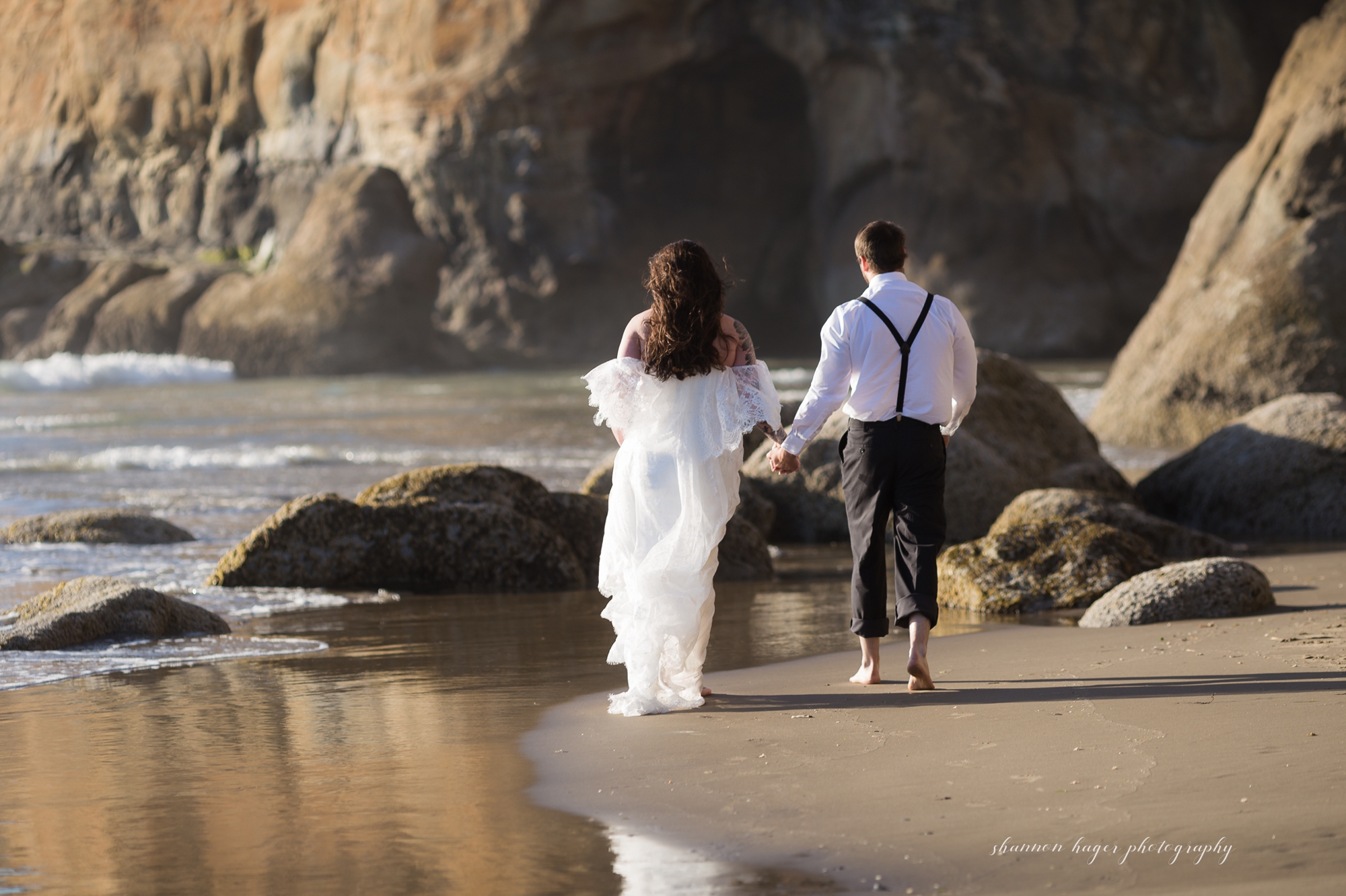 cannon beach elopement wedding, oregon coast destination elopement, oregon coast wedding photographer