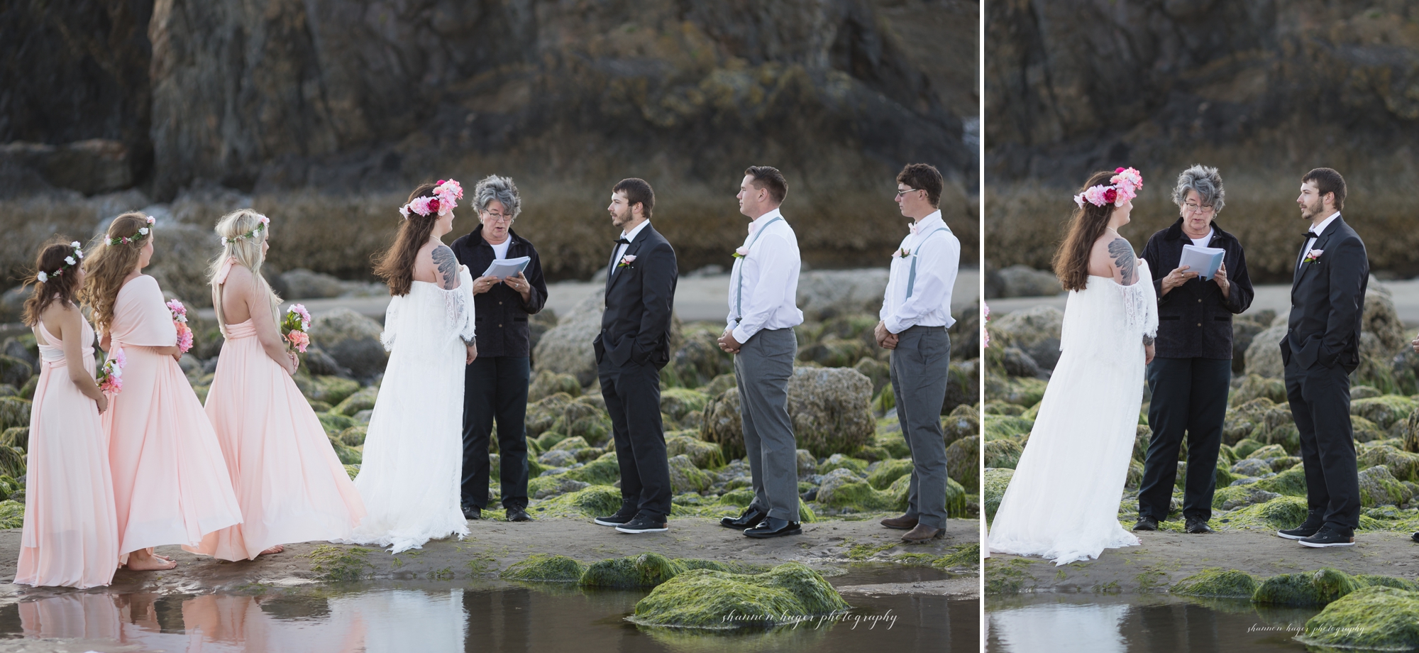cannon beach elopement wedding, oregon coast destination elopement, oregon coast wedding photographer