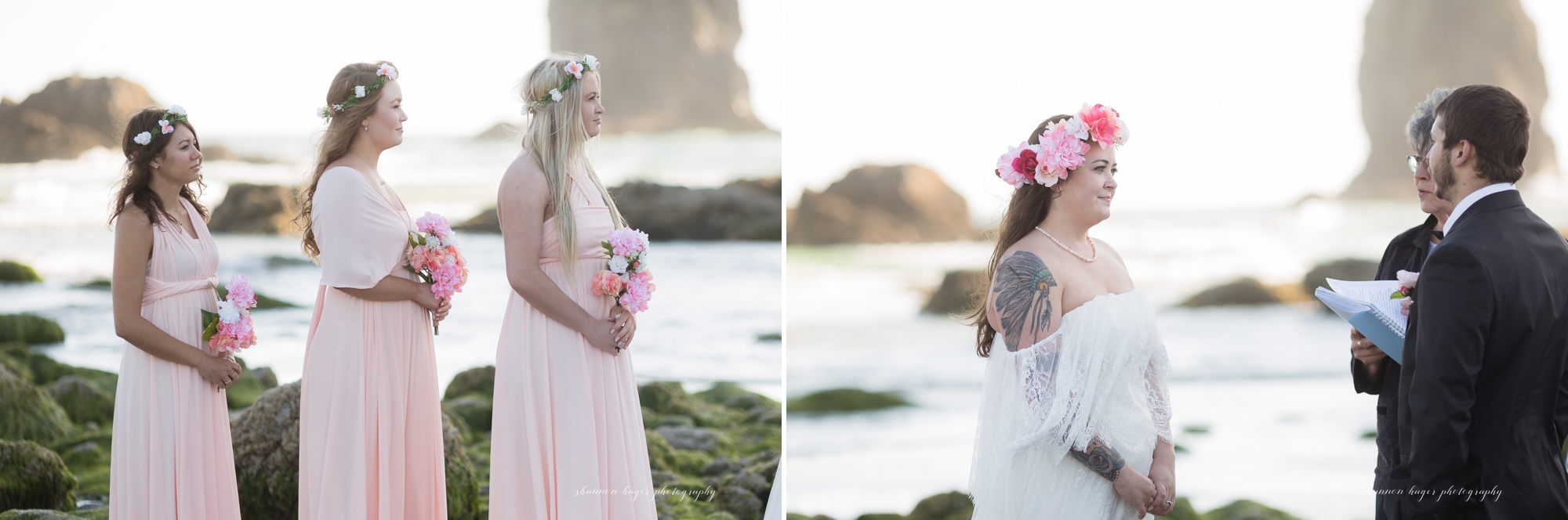 cannon beach elopement wedding, oregon coast destination elopement, oregon coast wedding photographer