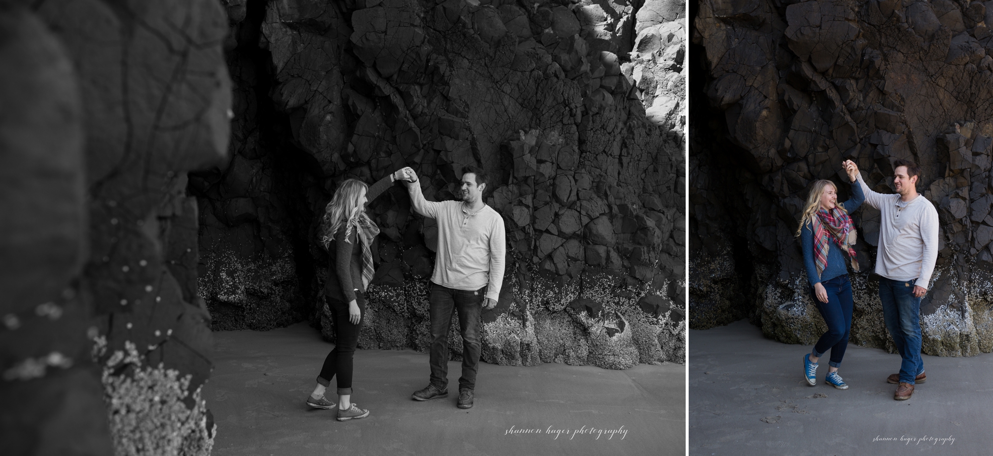 oregon coast anniversary session, beach couples session, cannon beach wedding photographer, oregon coast photographer