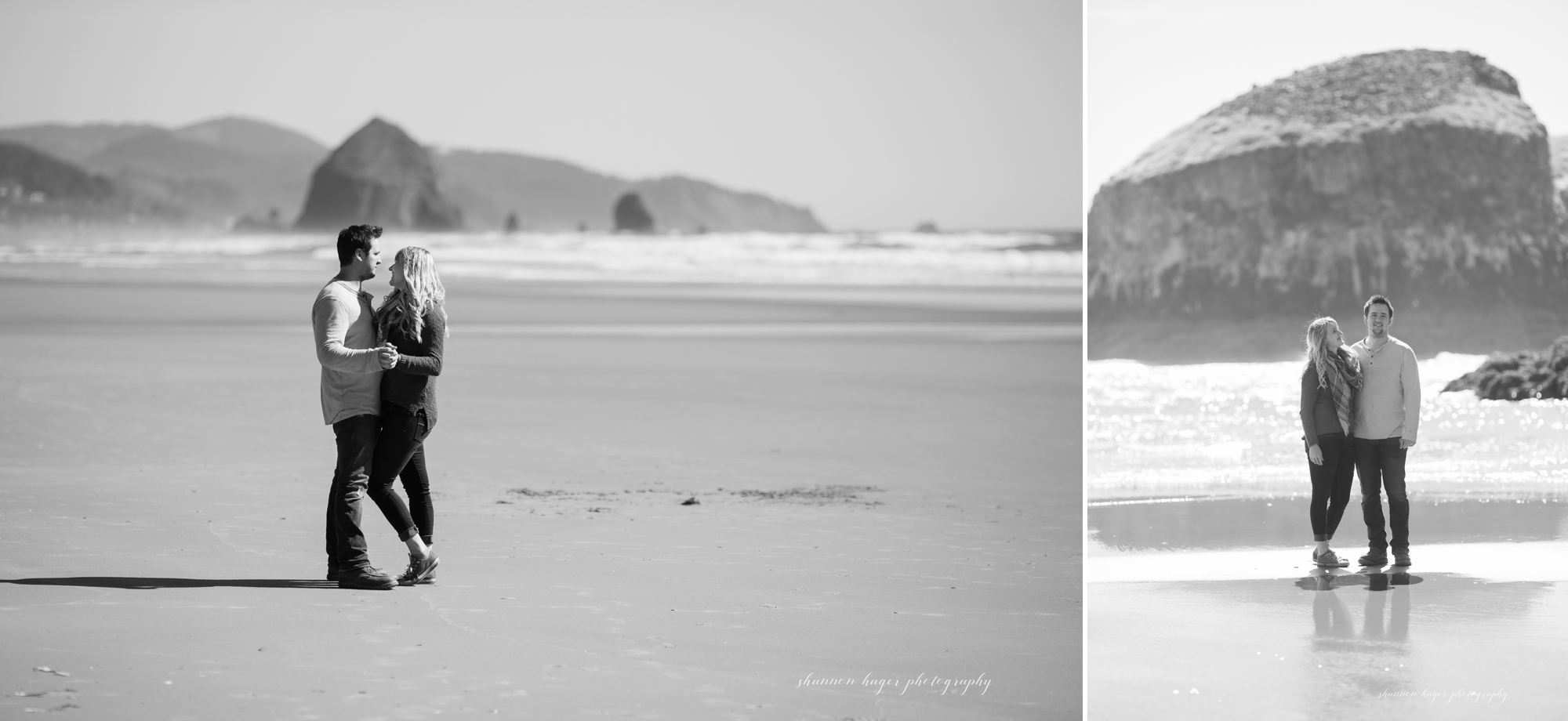 oregon coast anniversary session, beach couples session, cannon beach wedding photographer, oregon coast photographer