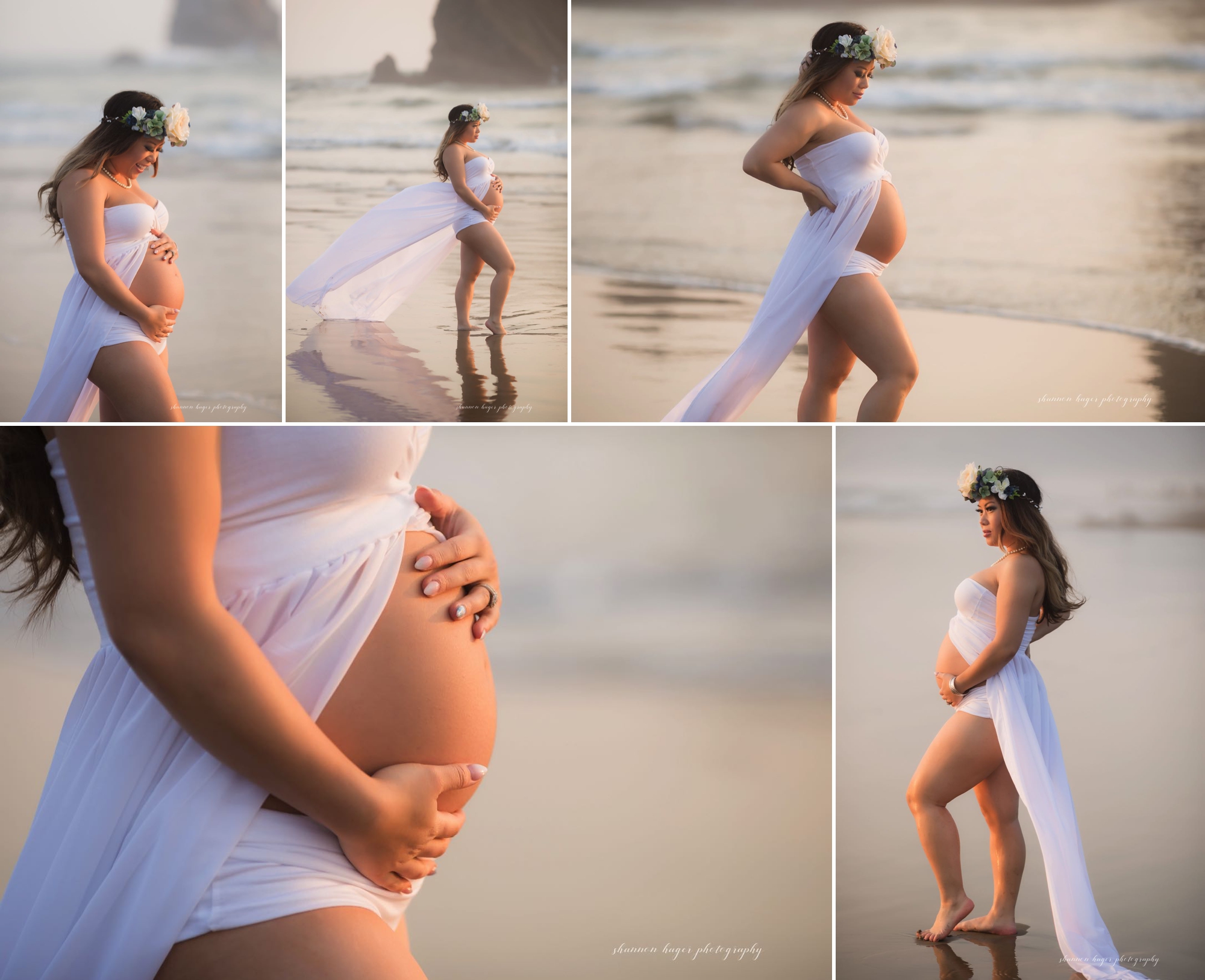 cannon beach maternity session, oregon coast maternity photographer, oregon coast photographer, portland maternity photography, shannon hager photography