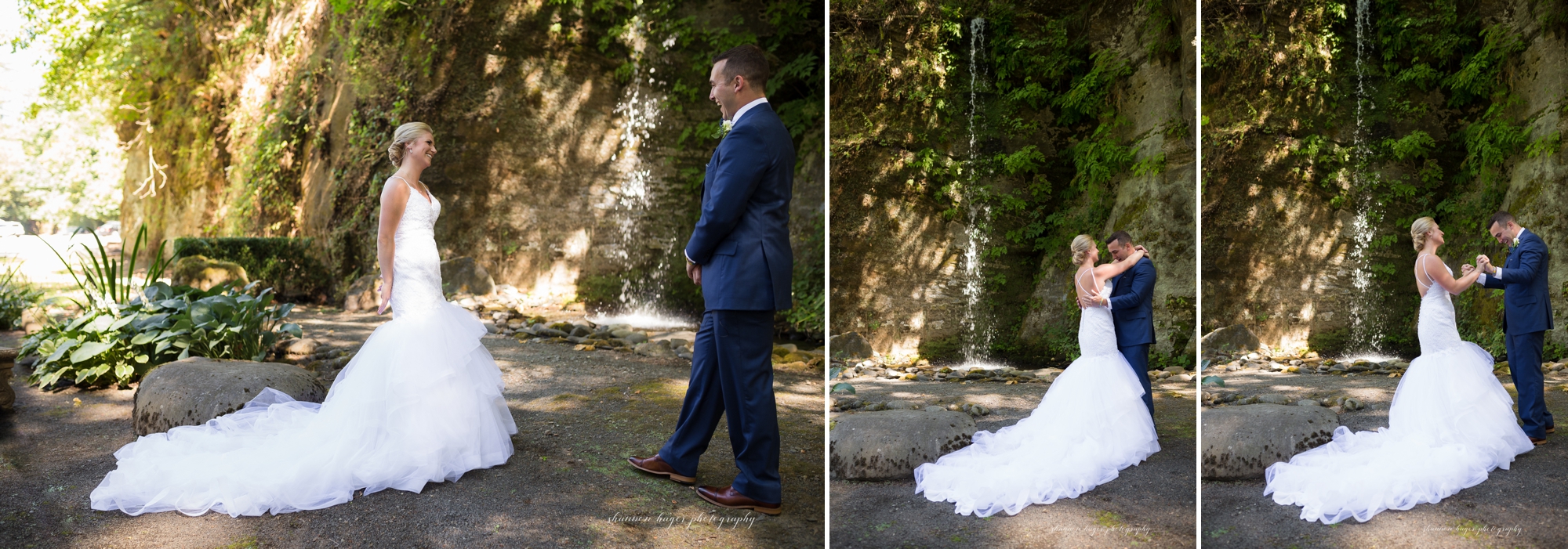 oregon wedding photographer, summer riverview waterfall estate in the gorge, photographed by shannon hager photography