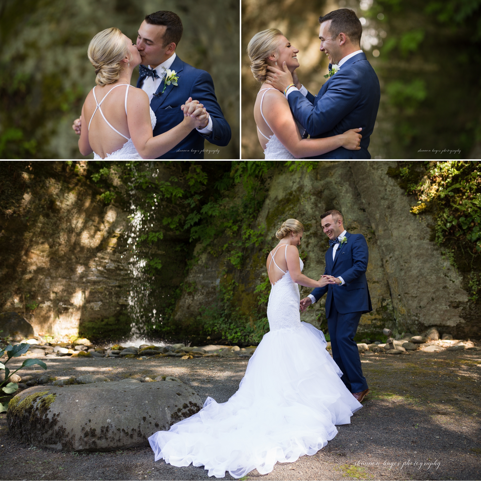 oregon wedding photographer, summer riverview waterfall estate in the gorge, photographed by shannon hager photography
