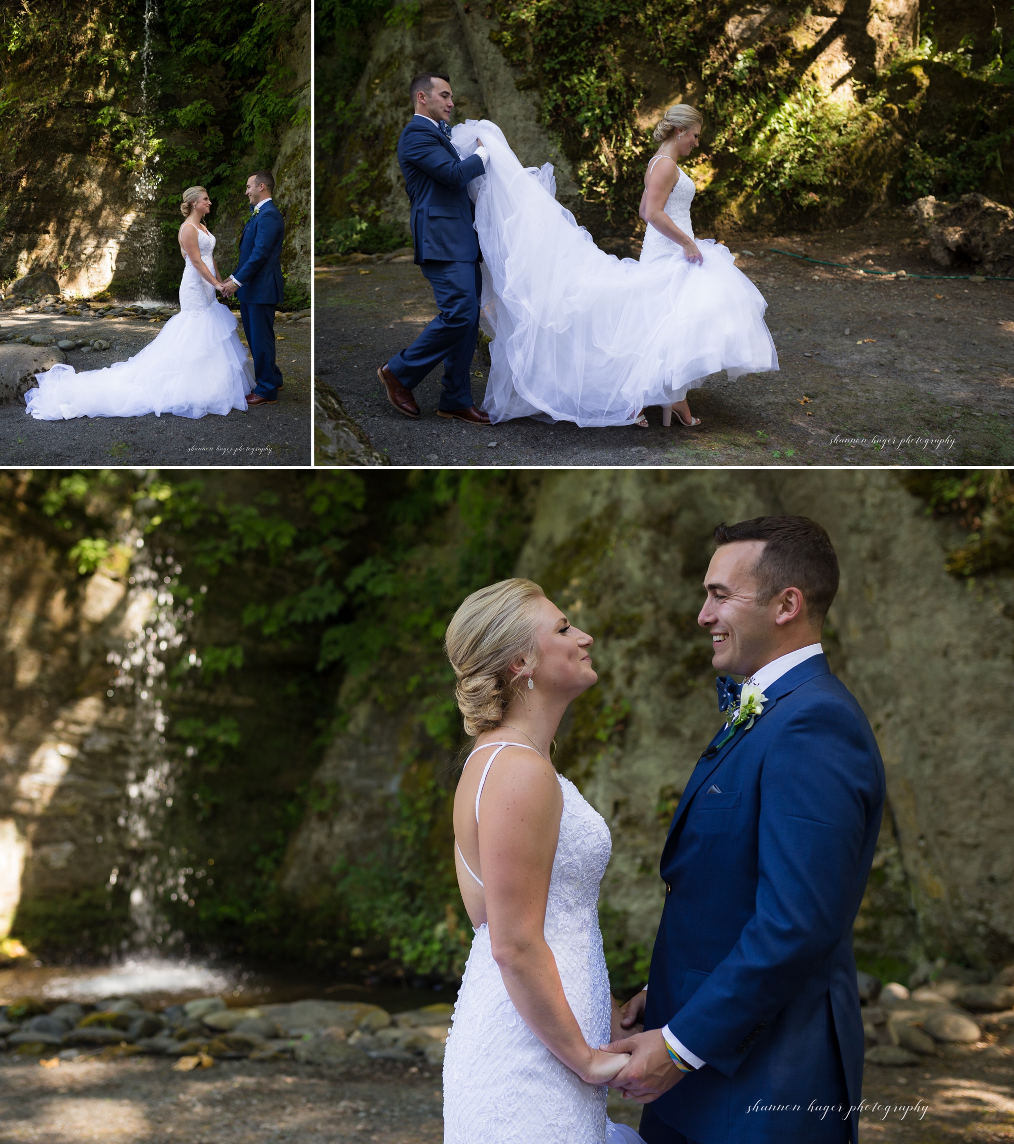 oregon wedding photographer, summer riverview waterfall estate in the gorge, photographed by shannon hager photography