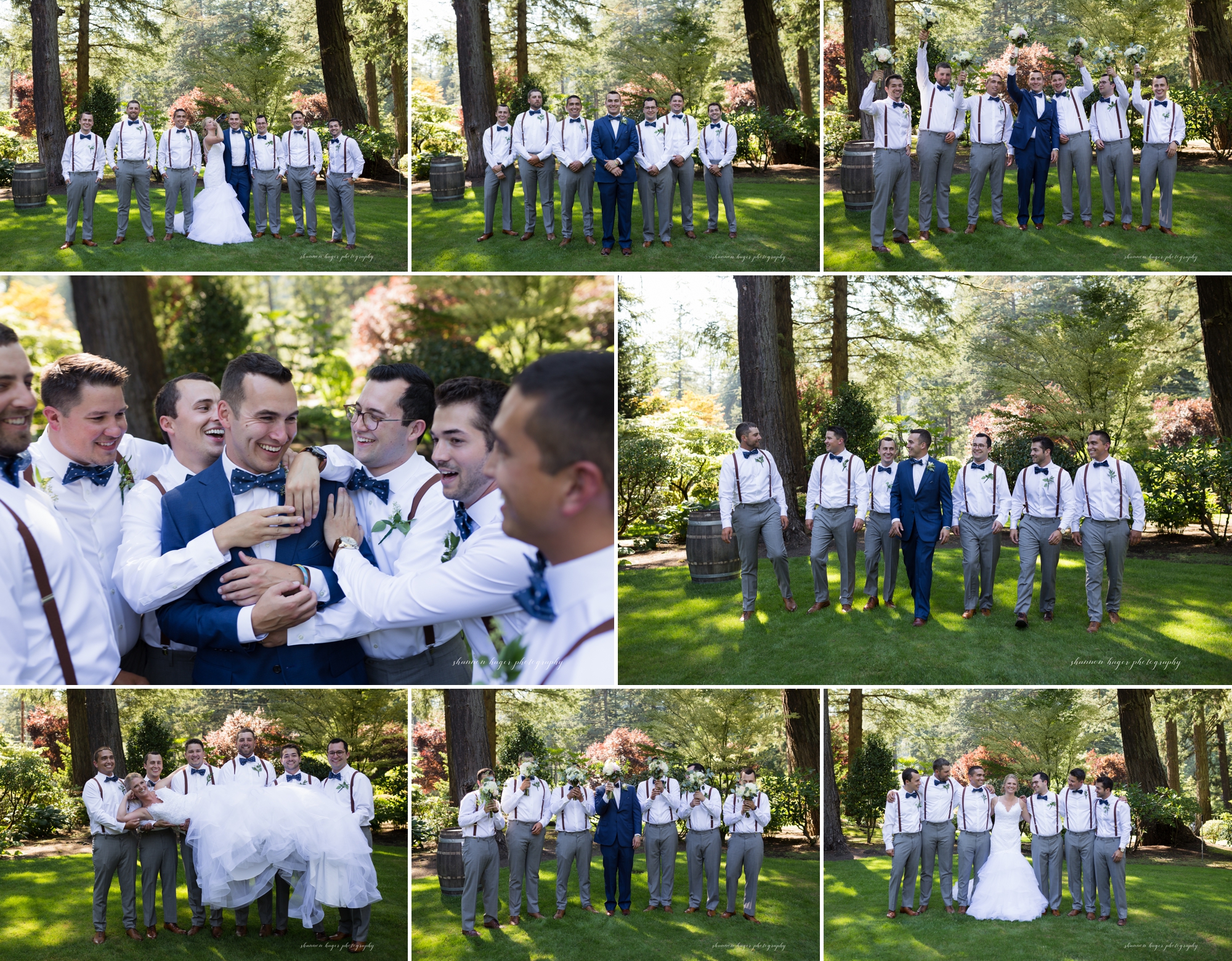 oregon wedding photographer, summer riverview waterfall estate in the gorge, photographed by shannon hager photography