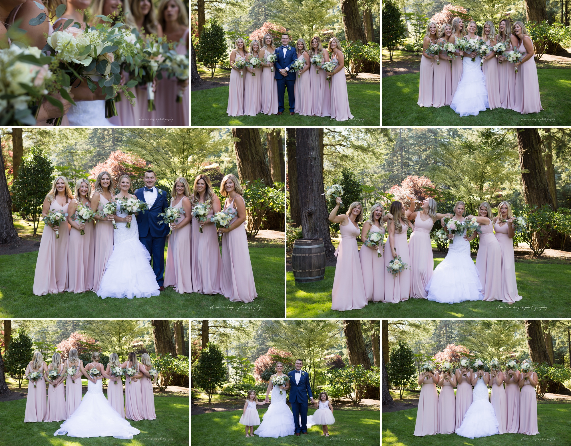 oregon wedding photographer, summer riverview waterfall estate in the gorge, photographed by shannon hager photography