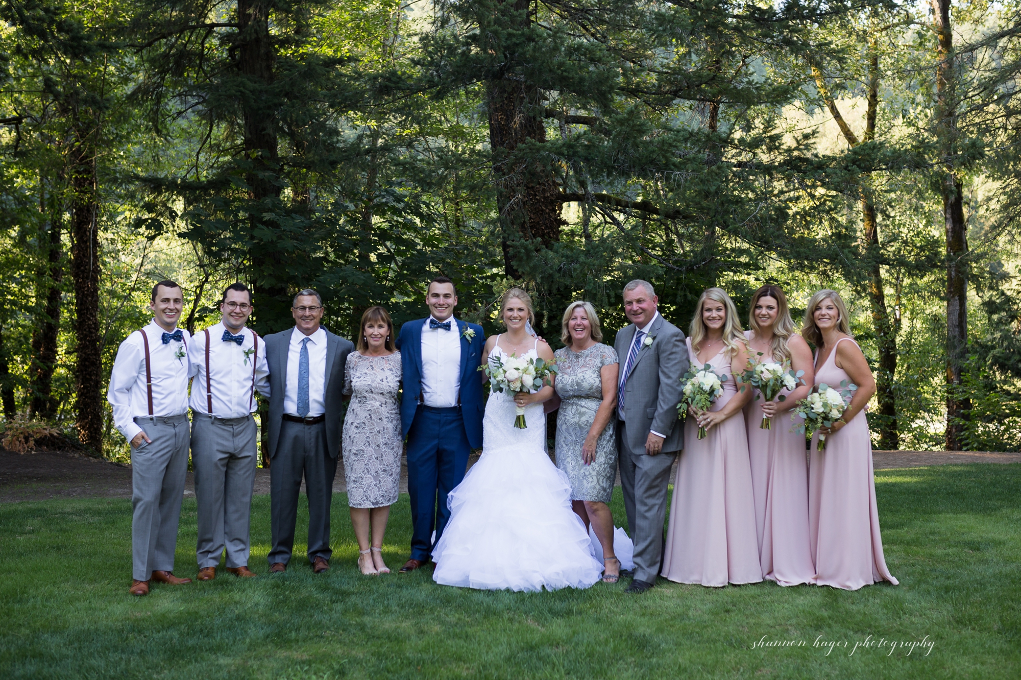 portland oregon wedding photographer, summer riverview waterfall estate in the gorge, photographed by shannon hager photography