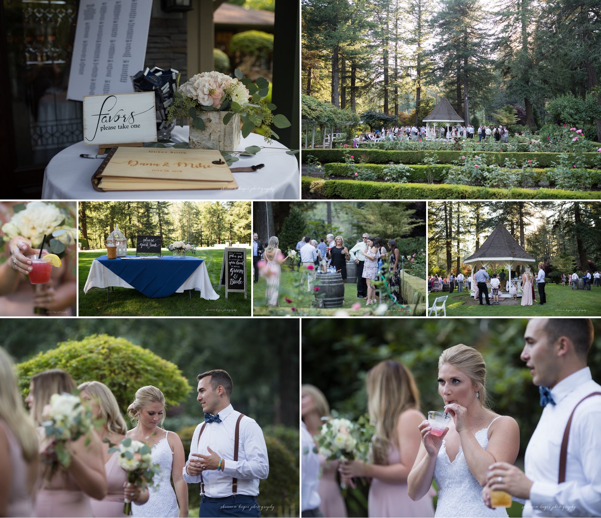 portland oregon wedding photographer, summer riverview waterfall estate in the gorge, photographed by shannon hager photography