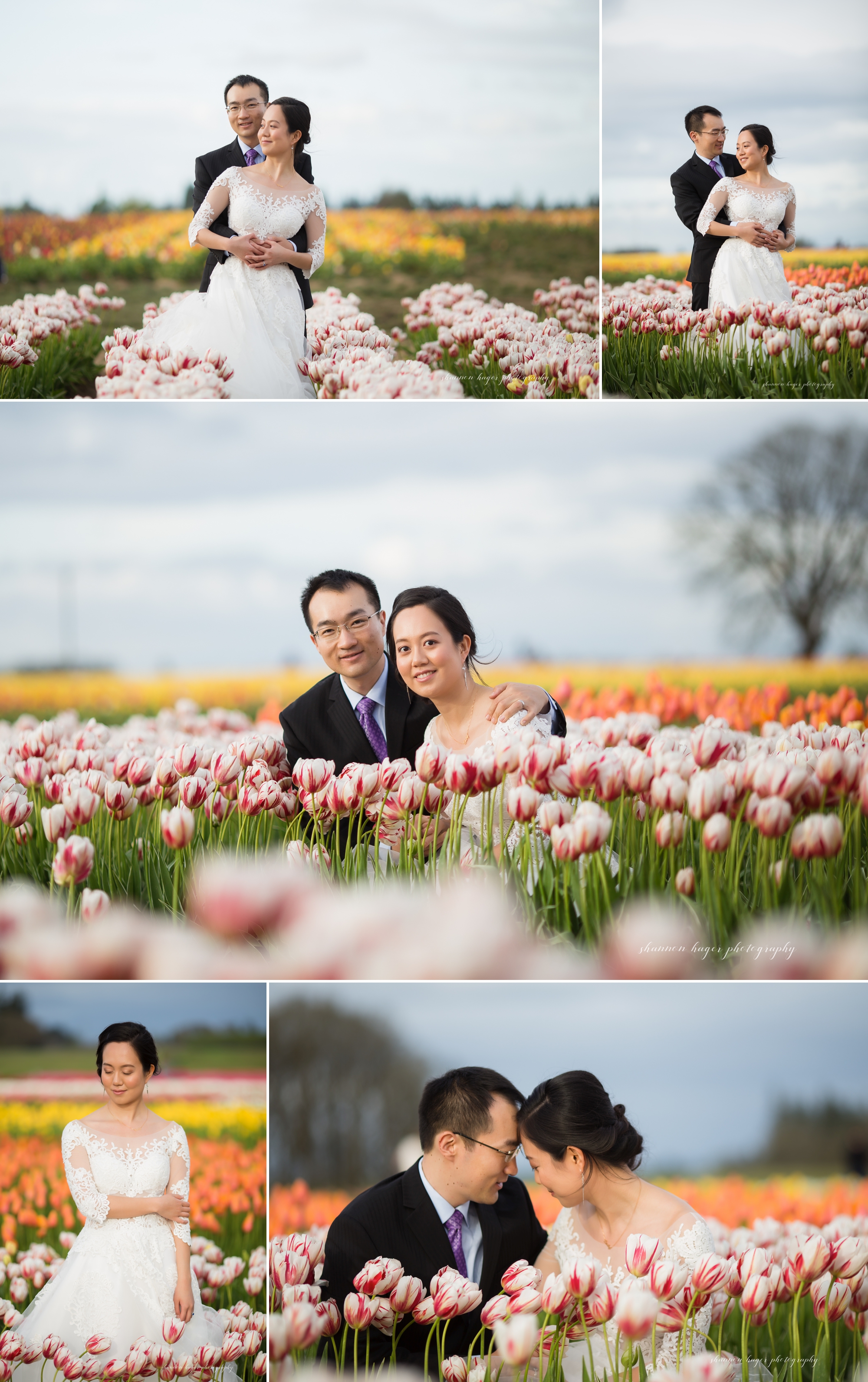 oregon tulip wedding photos, wooden shoe tulip festival photography session, portland wedding photographer, spring mini sessions