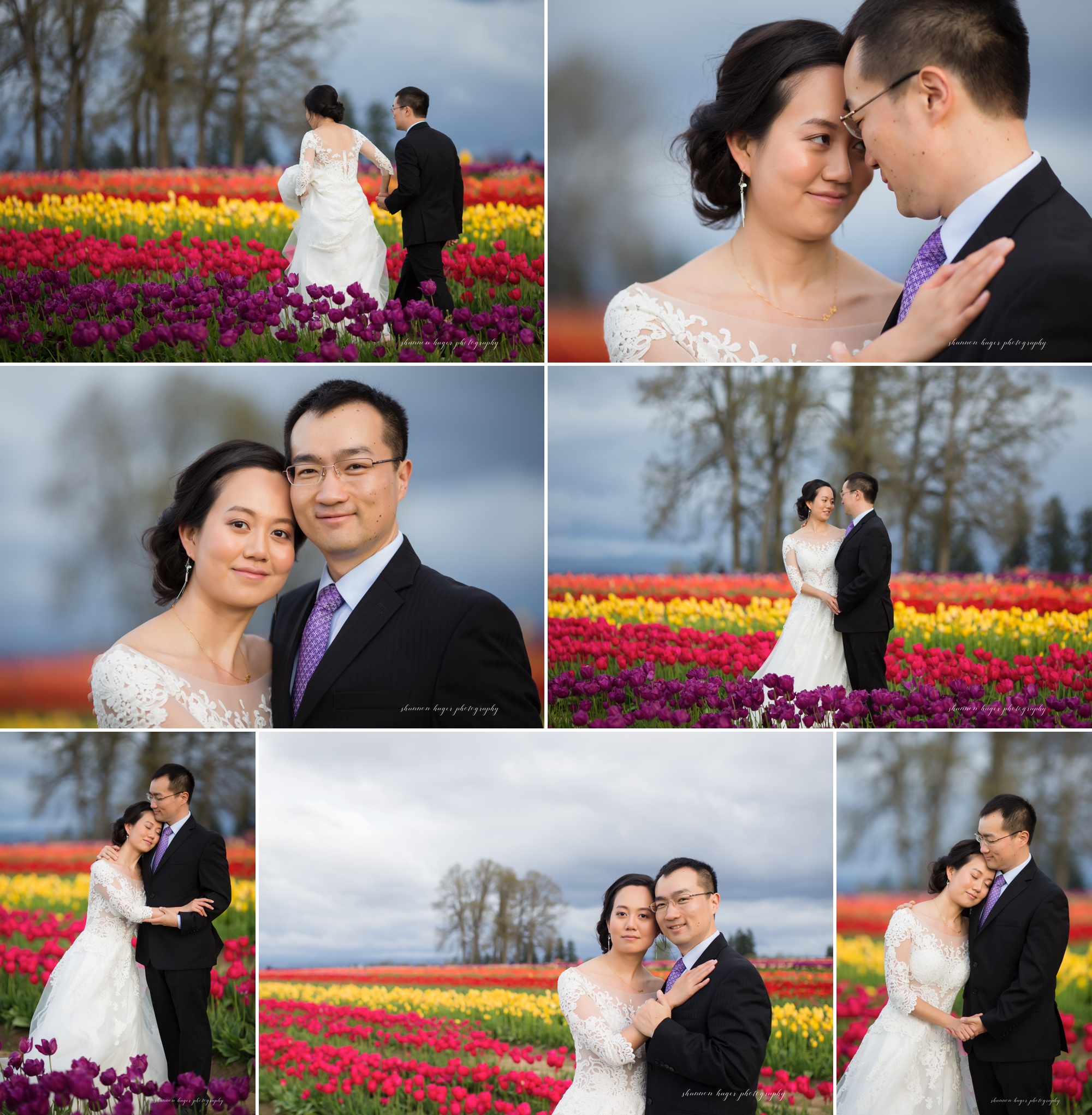 oregon tulip wedding photos, wooden shoe tulip festival photography session, portland wedding photographer, spring mini sessions