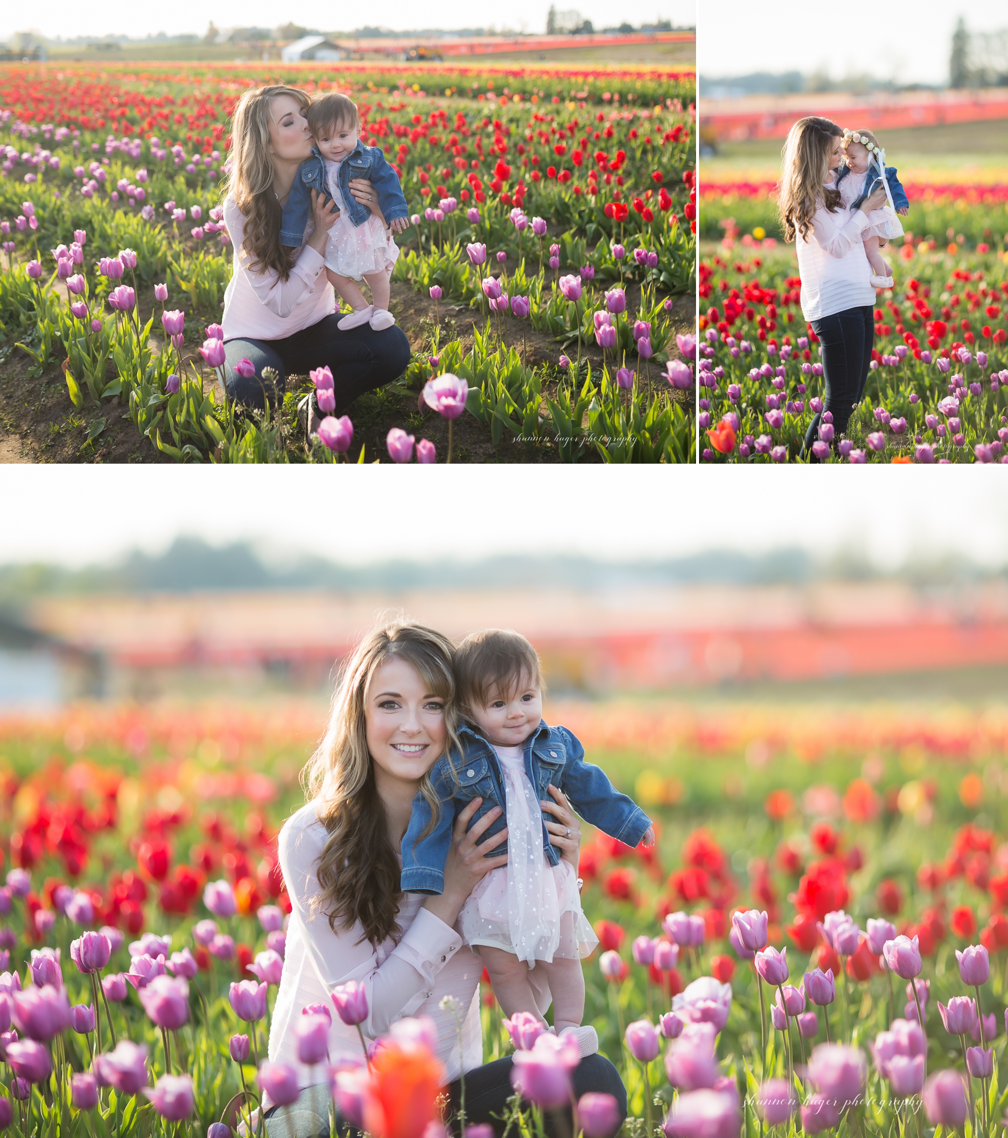 tulip photo session, portland family photographer, spring tulip field mini sessions, portland baby photography