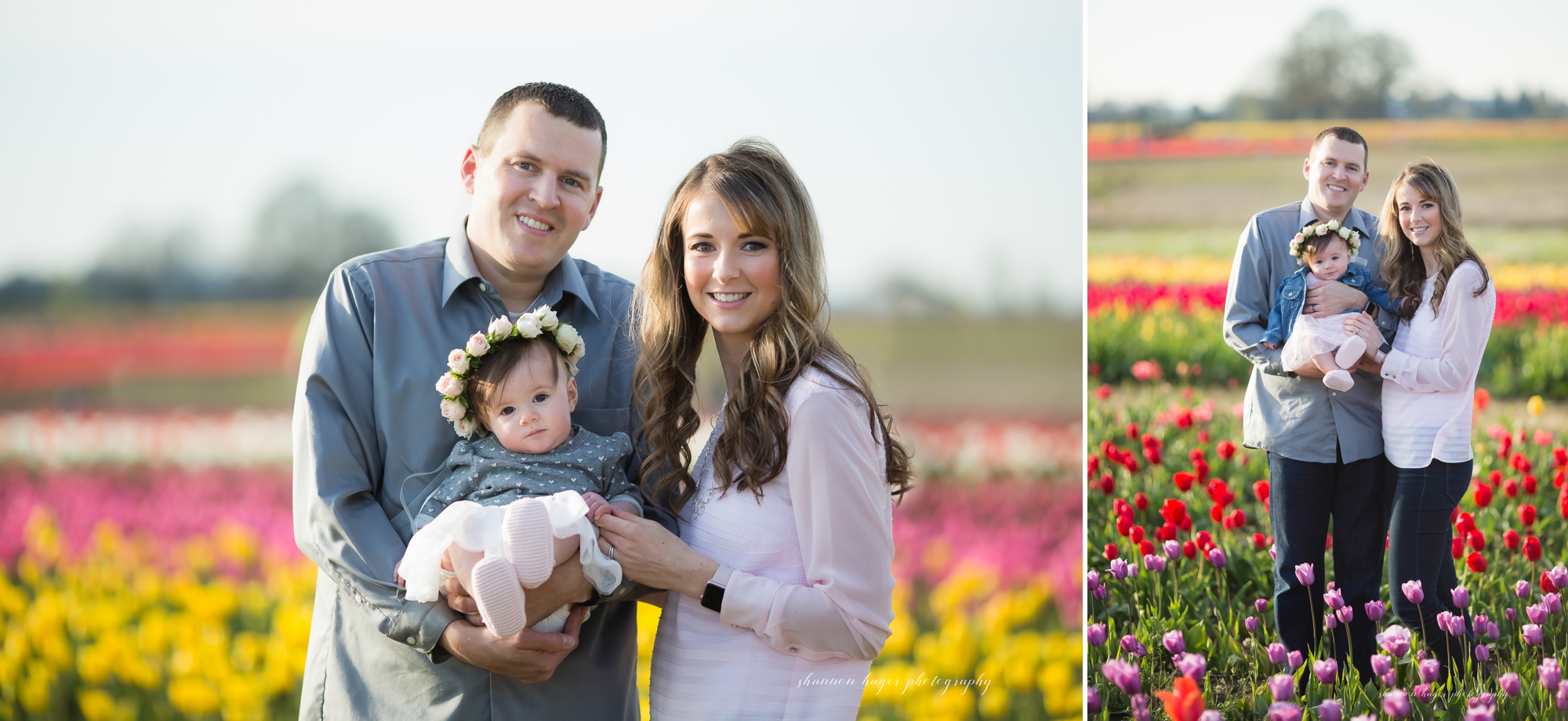 tulip photo session, portland family photographer, spring tulip field mini sessions, portland baby photography