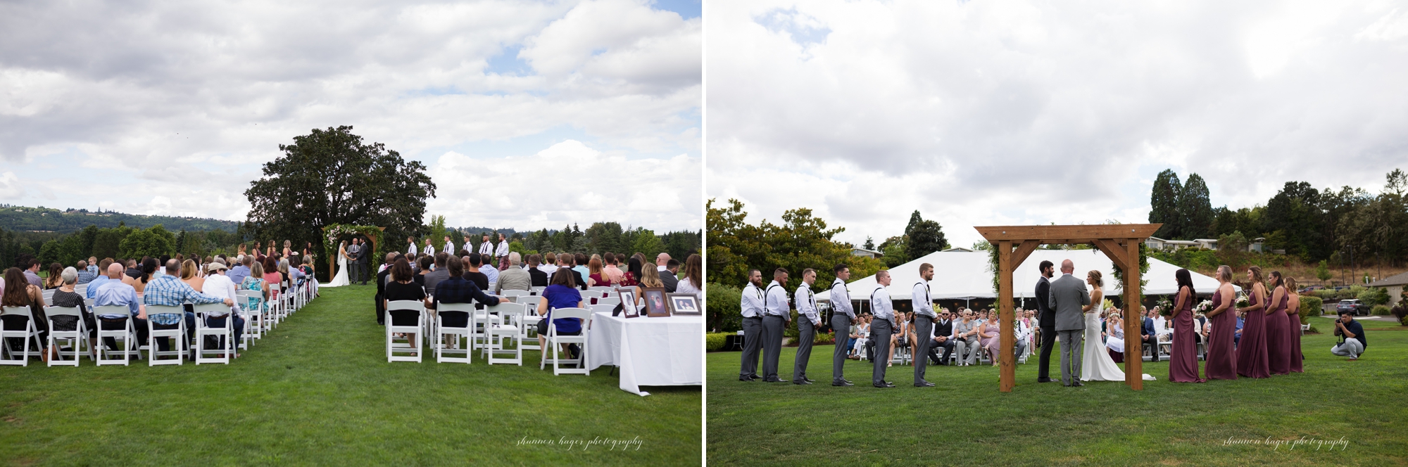 illahe hills country club summer wedding, salem wedding photographer, portland oreogn wedding photography by Shannon Hager Photography