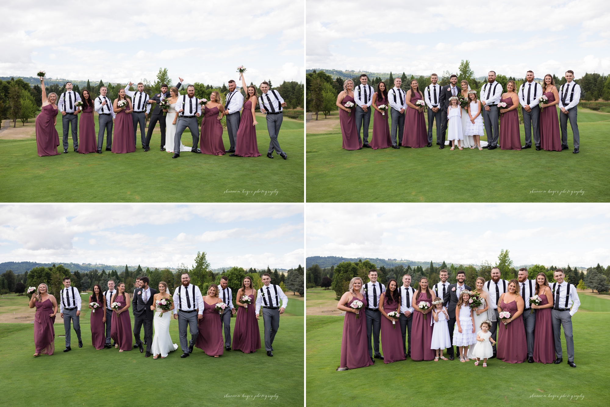 illahe hills country club summer wedding, salem wedding photographer, portland oreogn wedding photography by Shannon Hager Photography