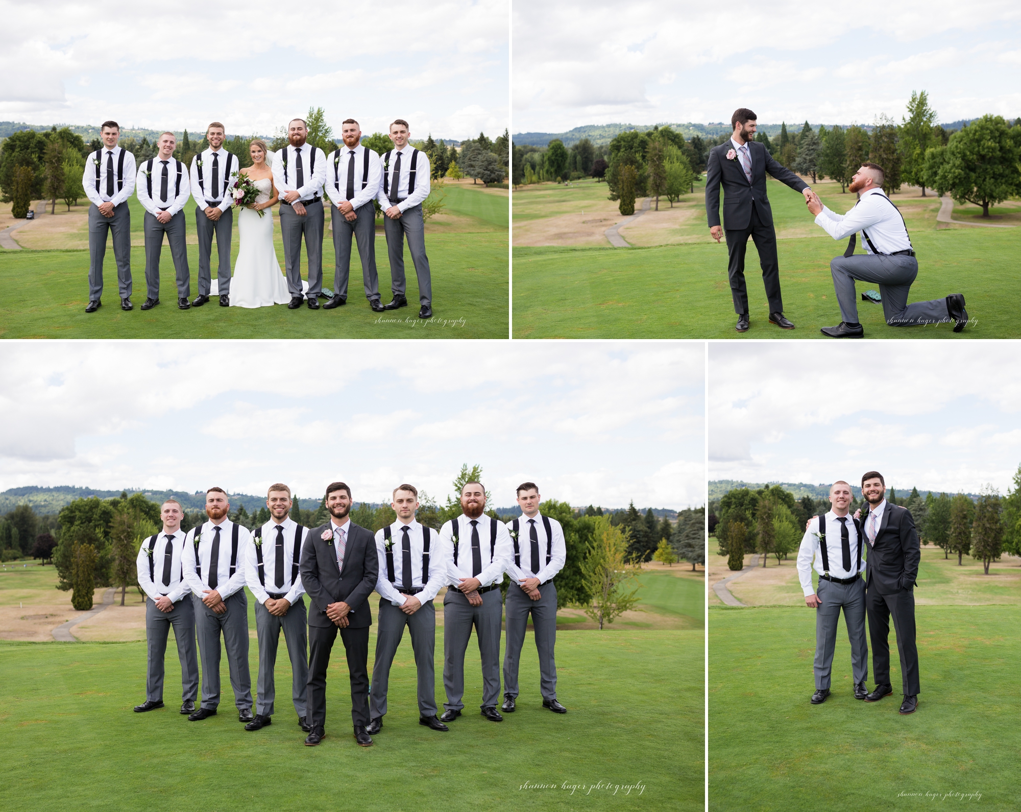 illahe hills country club summer wedding, salem wedding photographer, portland oreogn wedding photography by Shannon Hager Photography