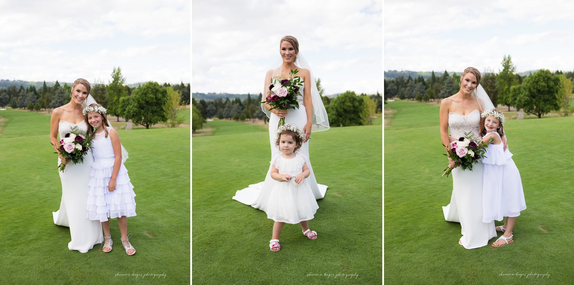 illahe hills country club summer wedding, salem wedding photographer, portland oreogn wedding photography by Shannon Hager Photography