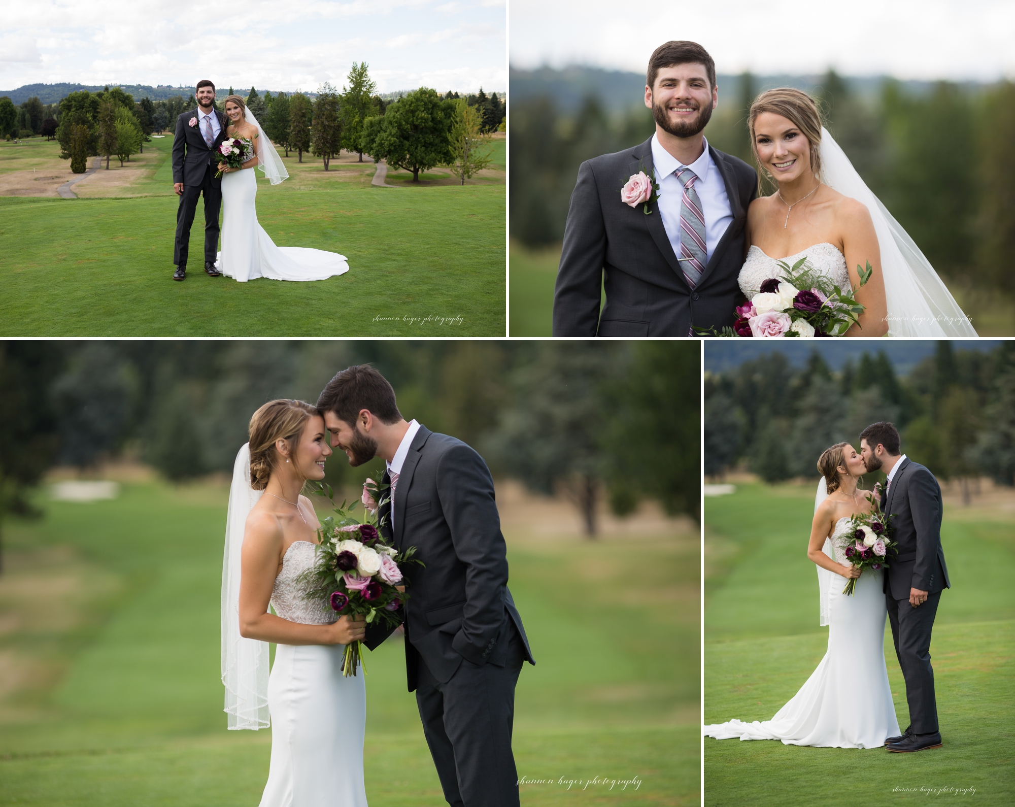 illahe hills country club summer wedding, salem wedding photographer, portland oreogn wedding photography by Shannon Hager Photography