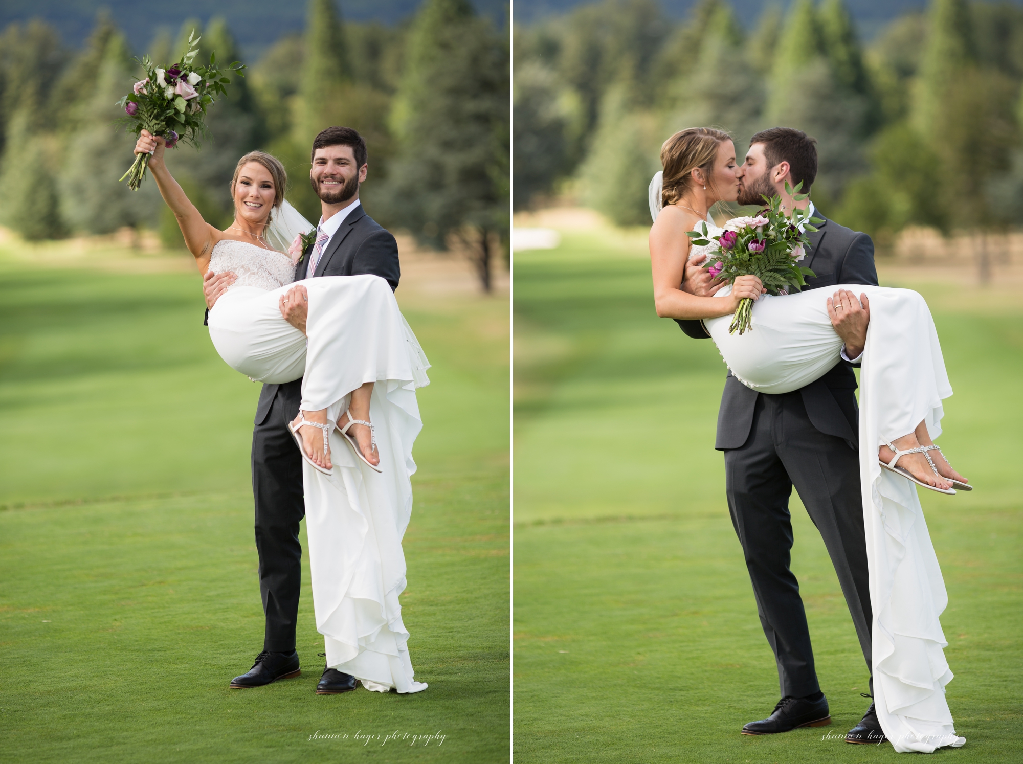 illahe hills country club summer wedding, salem wedding photographer, portland oreogn wedding photography by Shannon Hager Photography