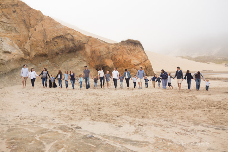 Pacific City, Oregon Coast Extended Family Session